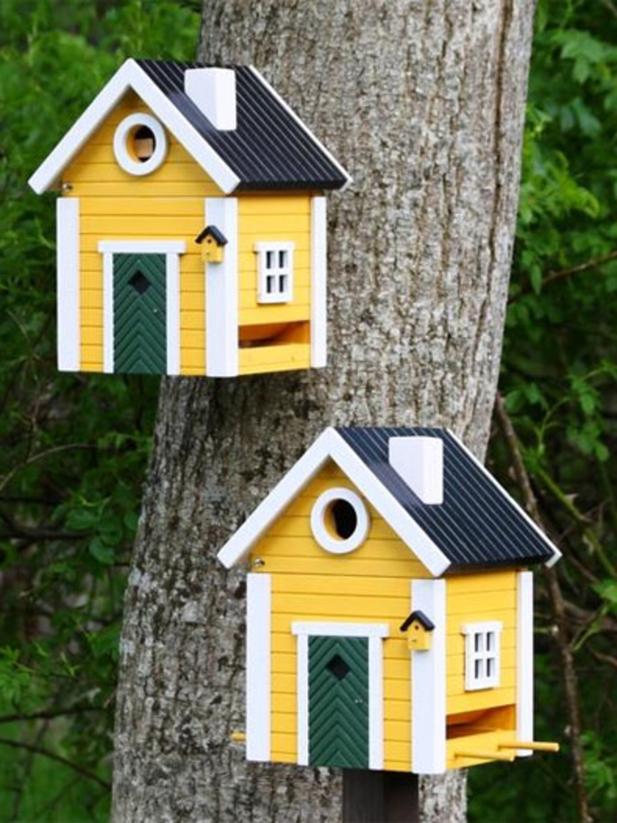 zweedse vogelhuisjes