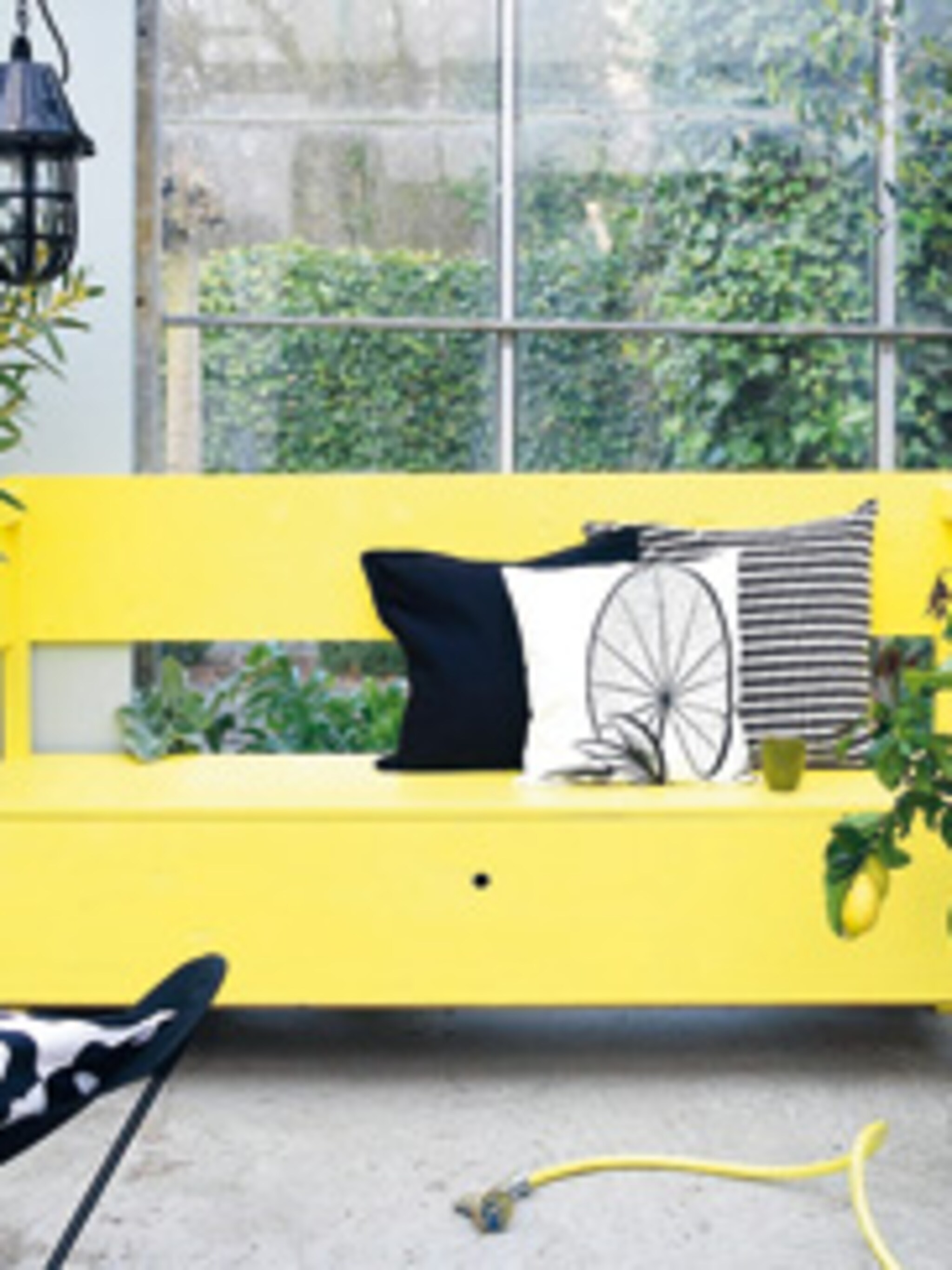 tuinbank met opbergbak