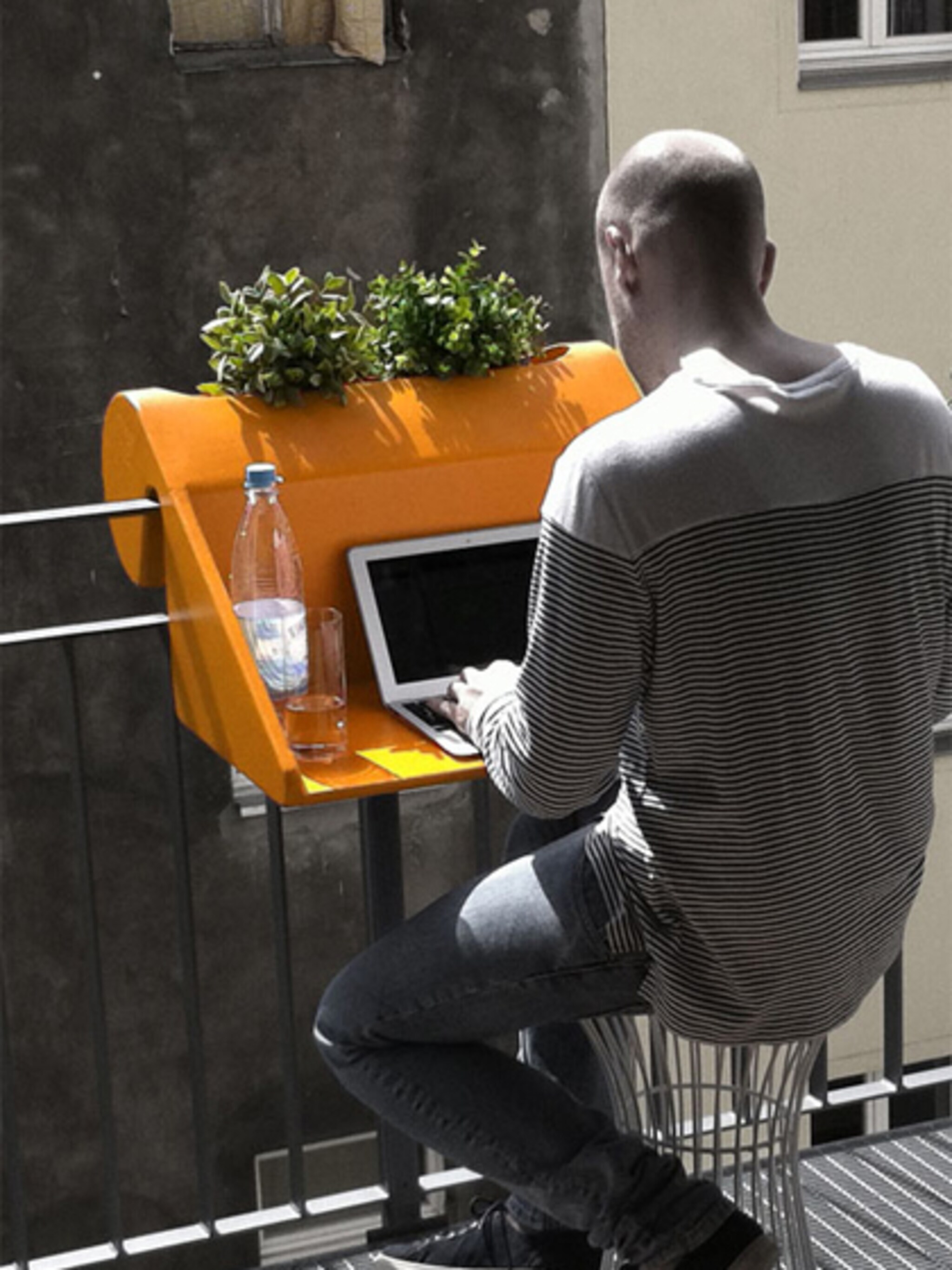 nieuwe werken op het balkon