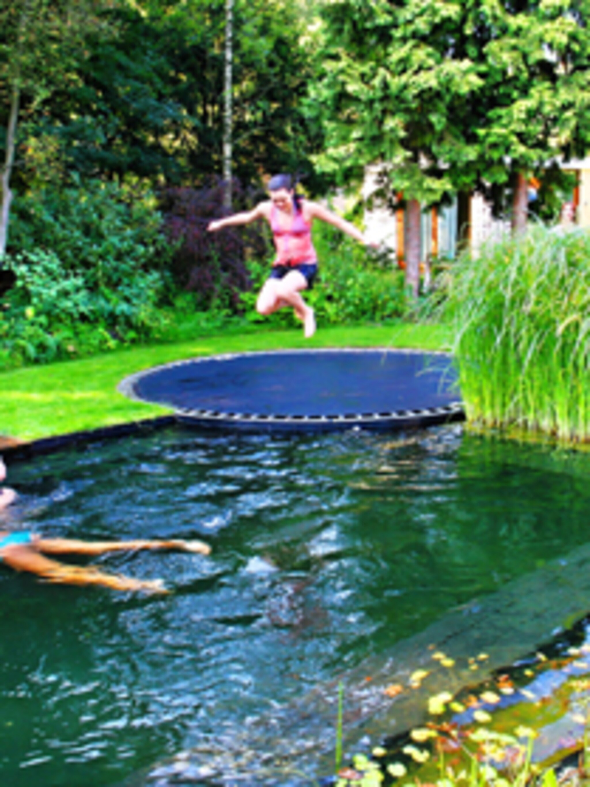 jump in vijver