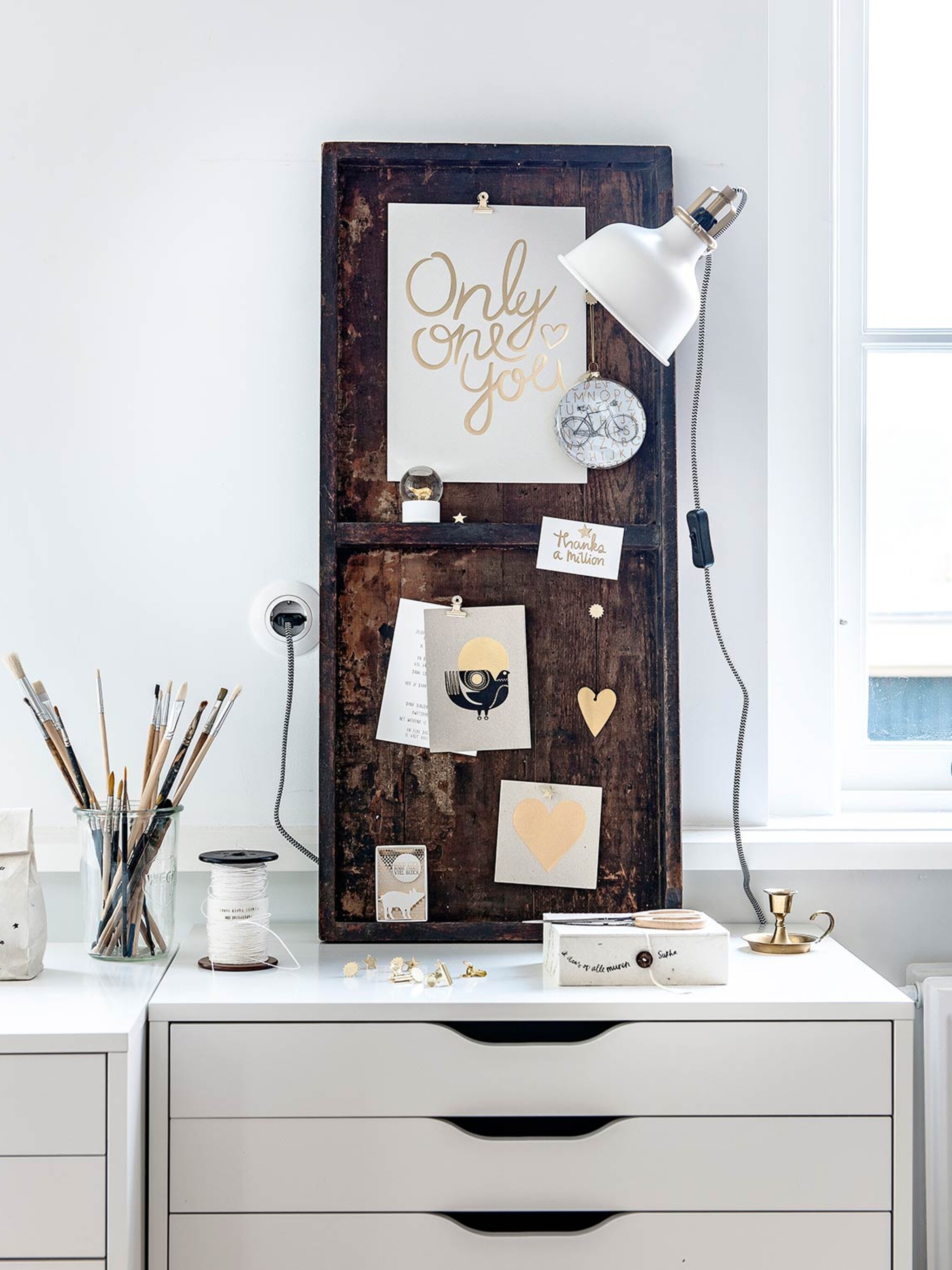 van oude letterbak naar prikbord