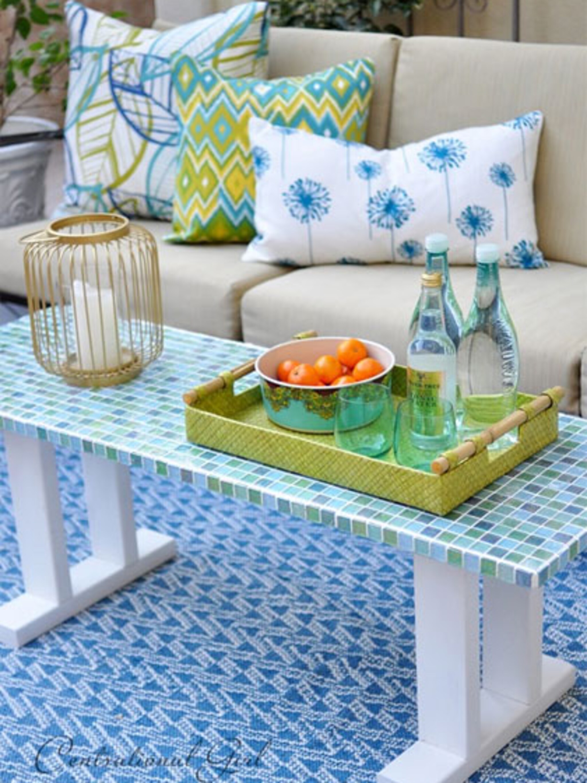 tafel van mozaiek
