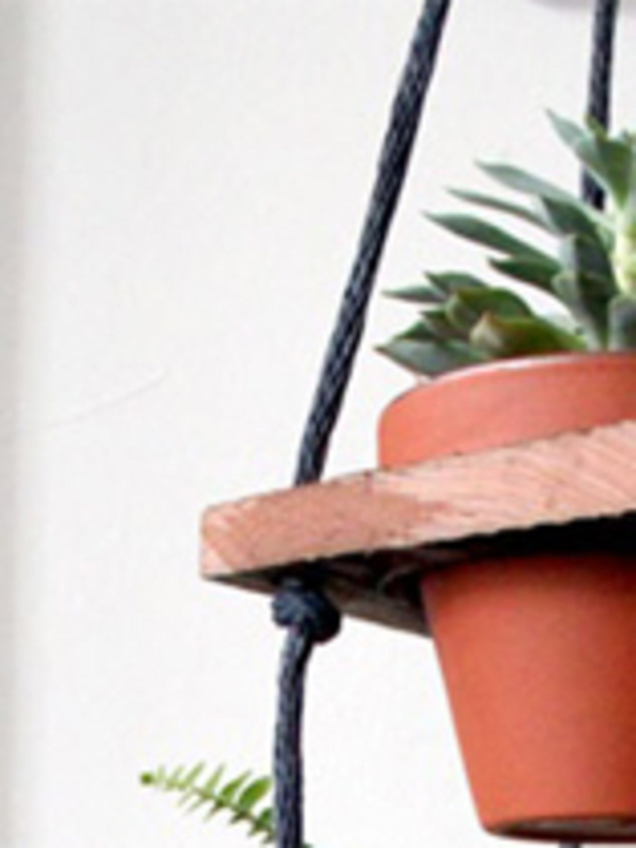 zelf maken hangende bloempot