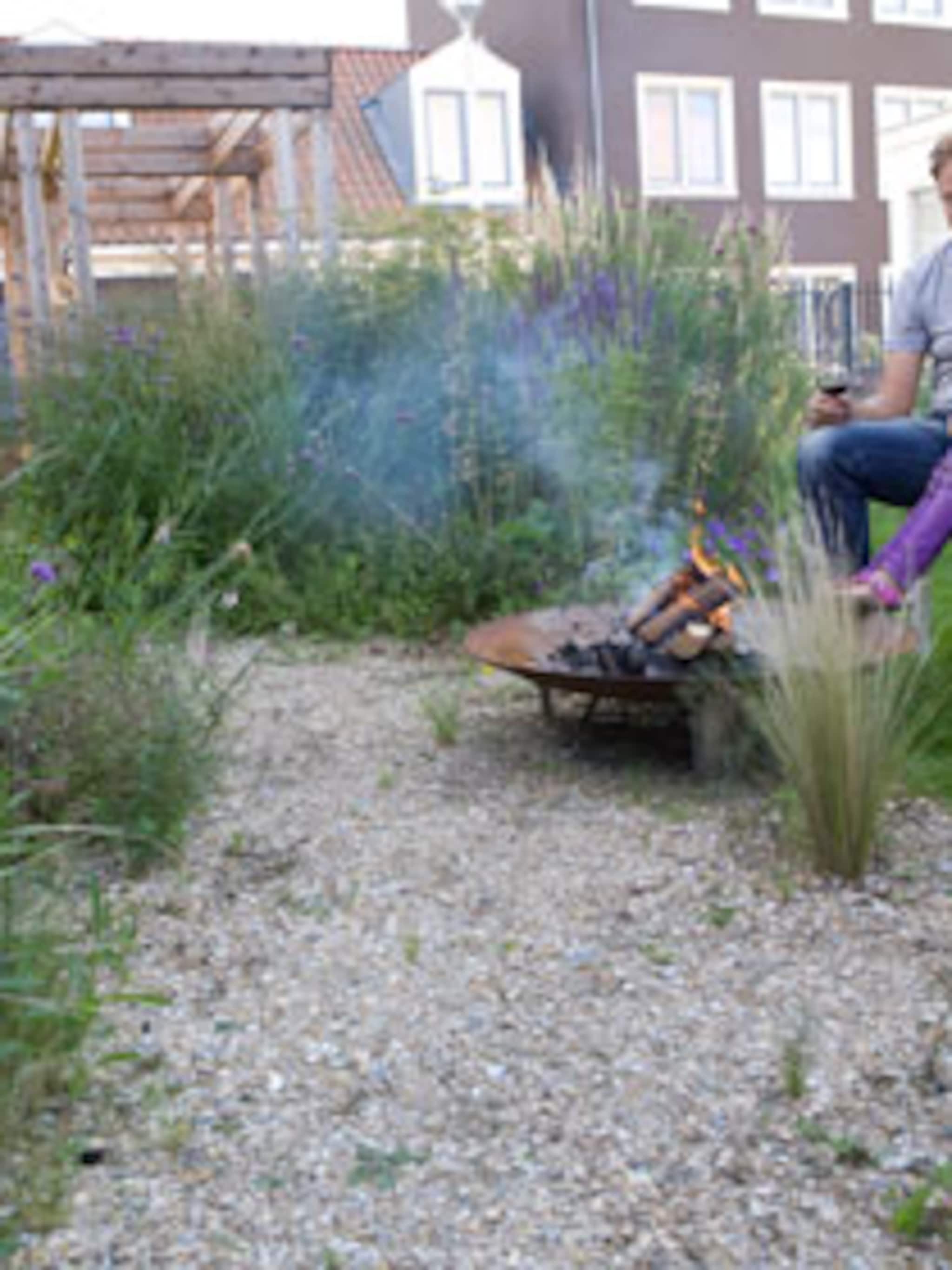 schelpen in de tuin