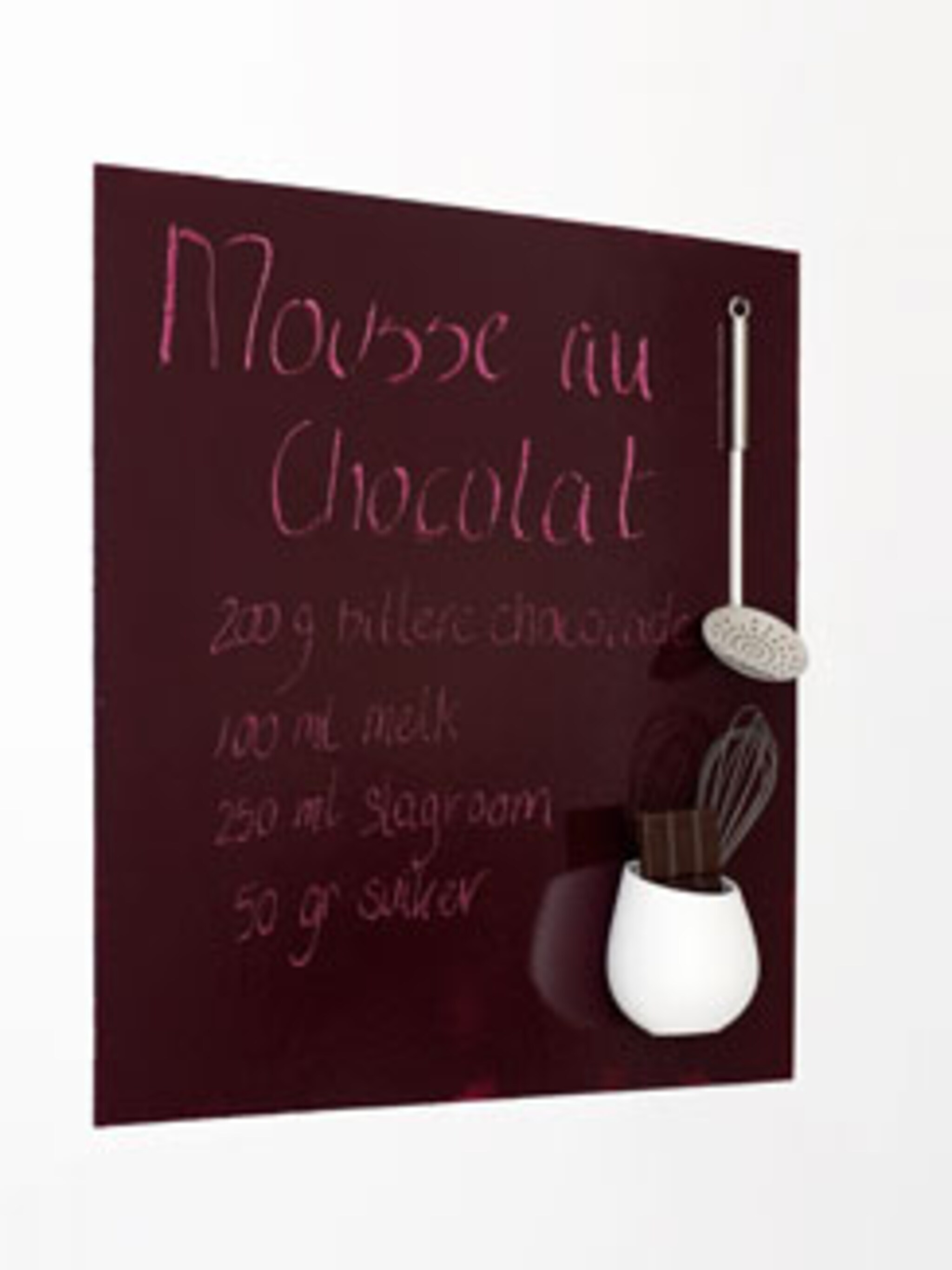 jouw favoriete recept op de muur