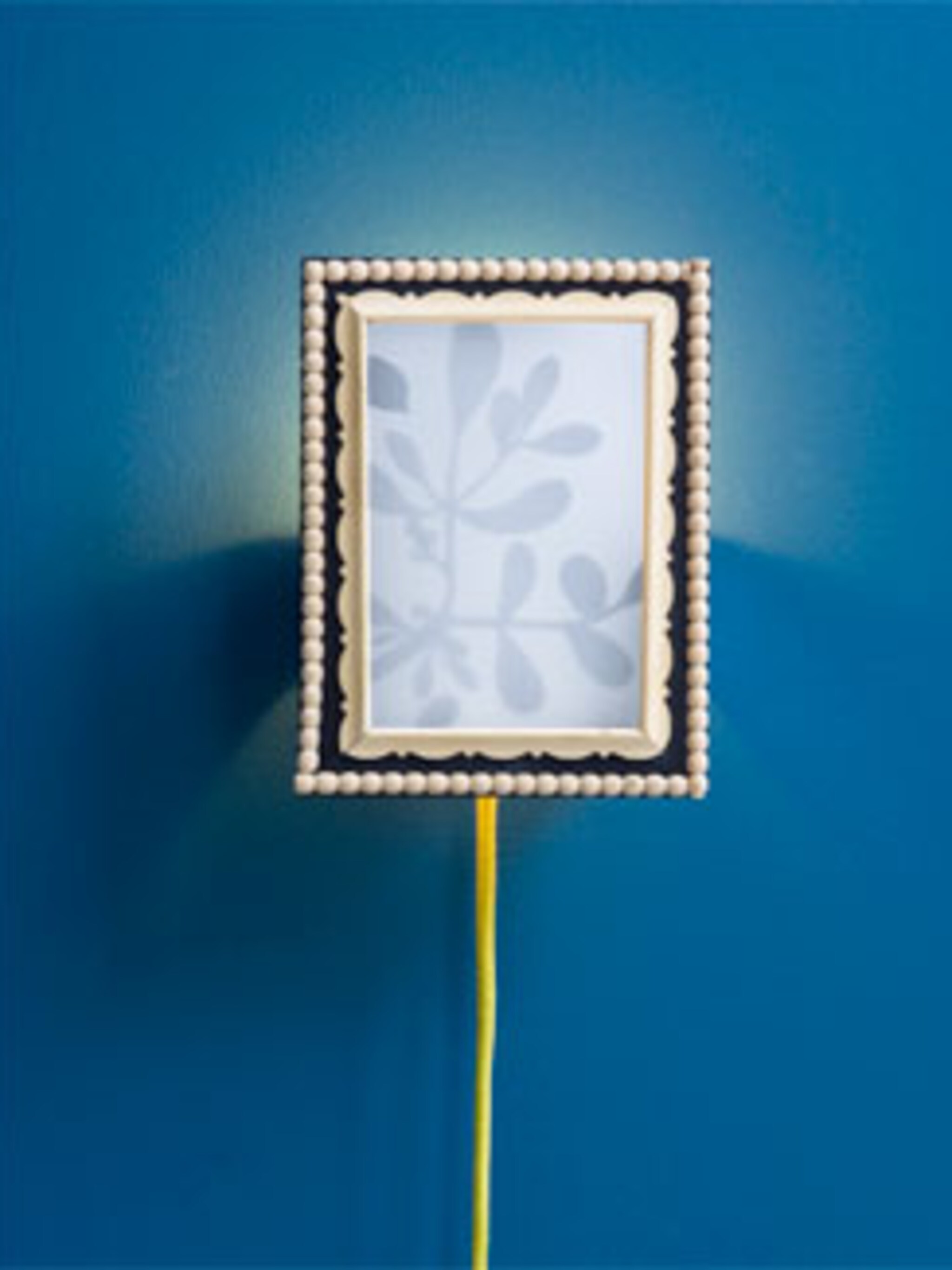 originele wandlamp met lijst