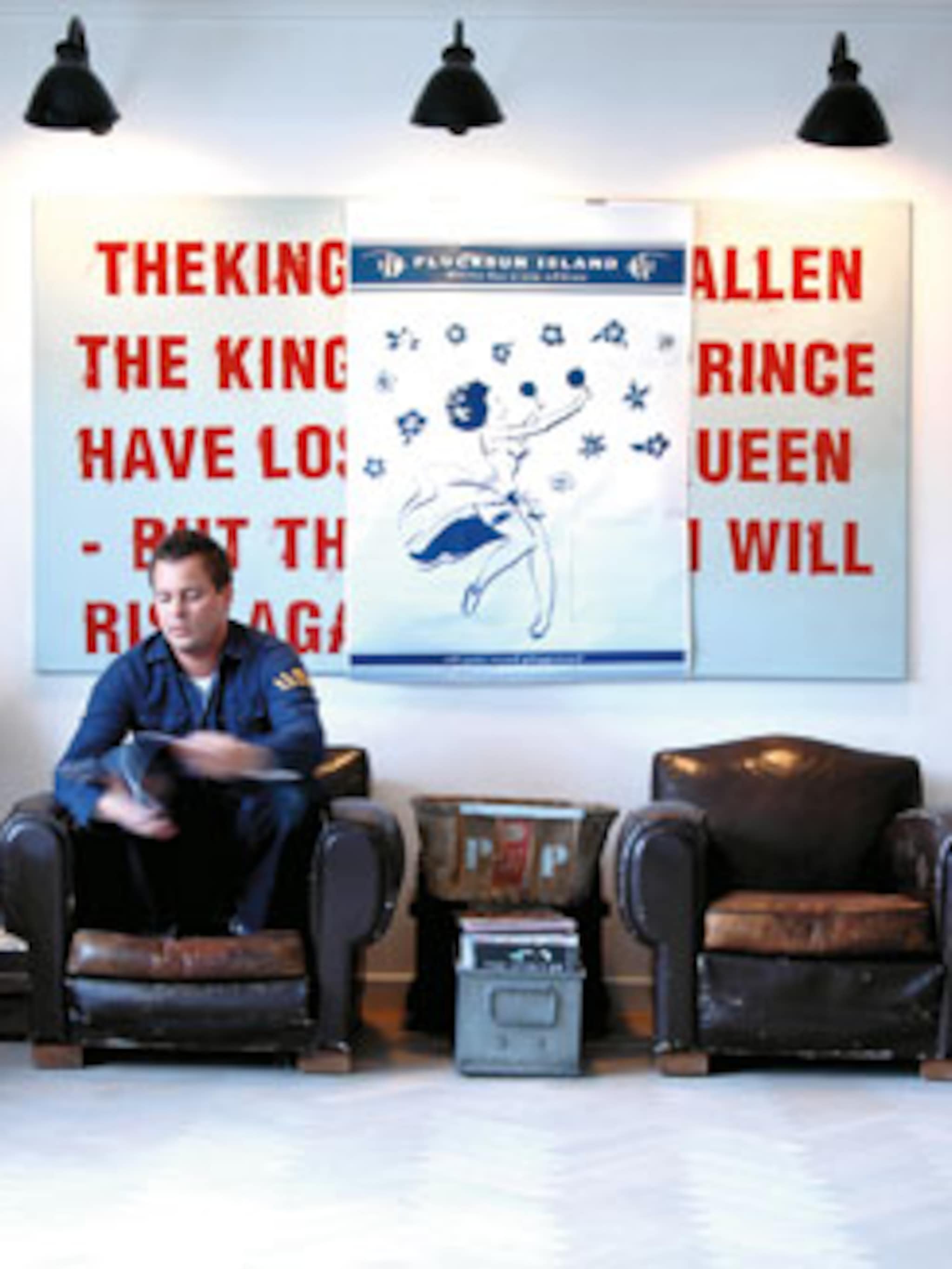 letterdoek op wit canvas