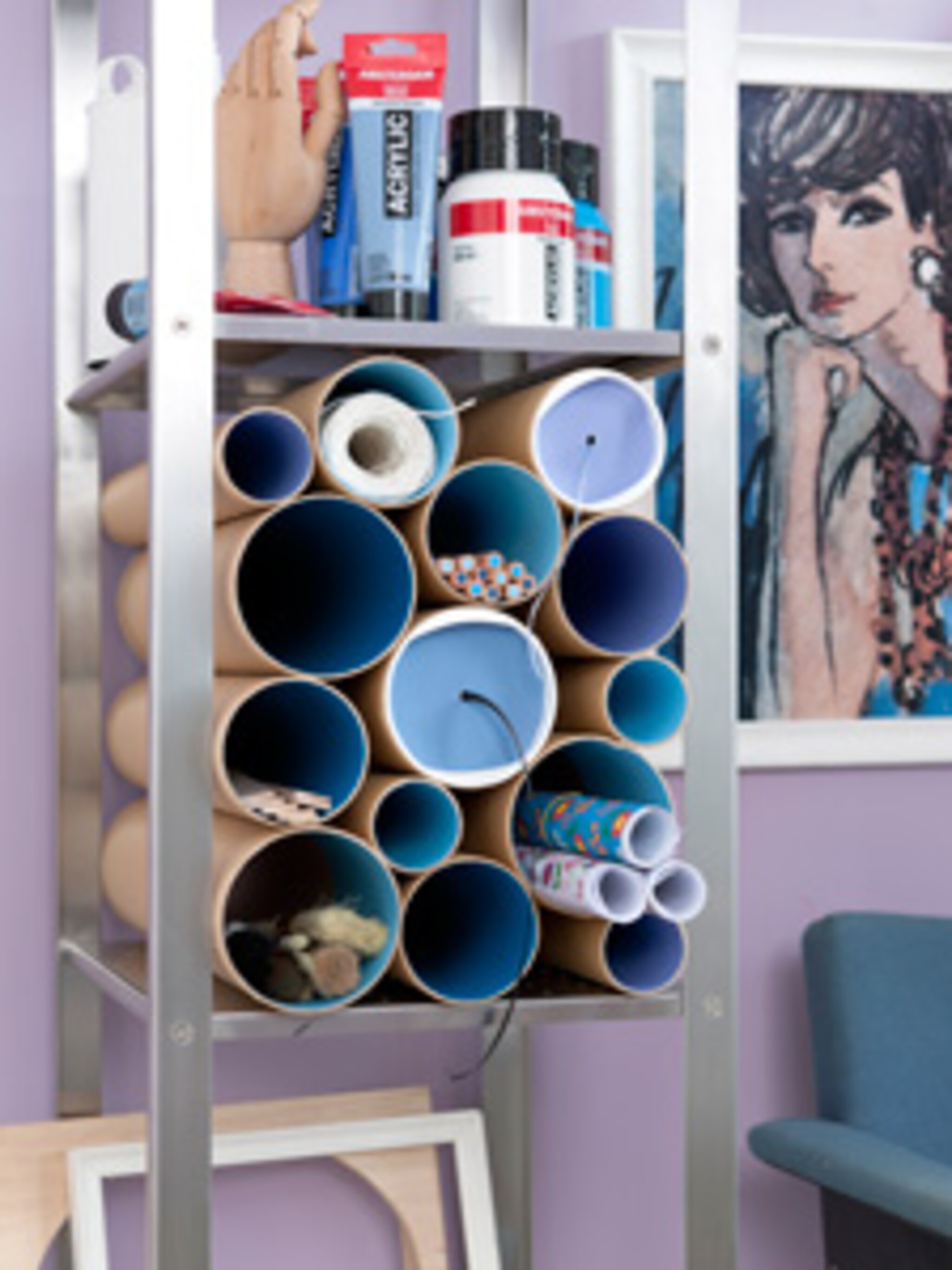 tekenkoker kast ideale opbergplek