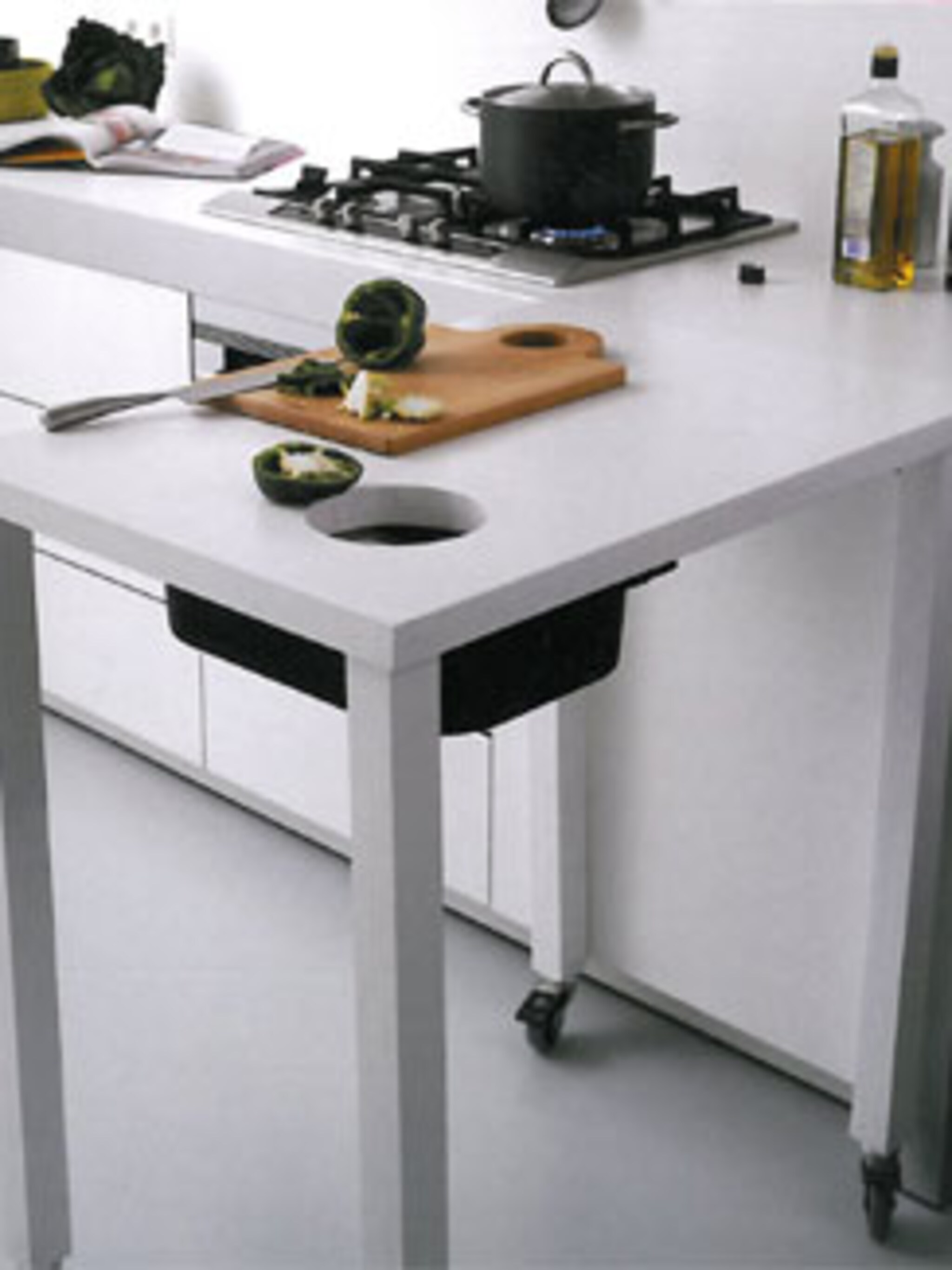 opgeknapte werktafel