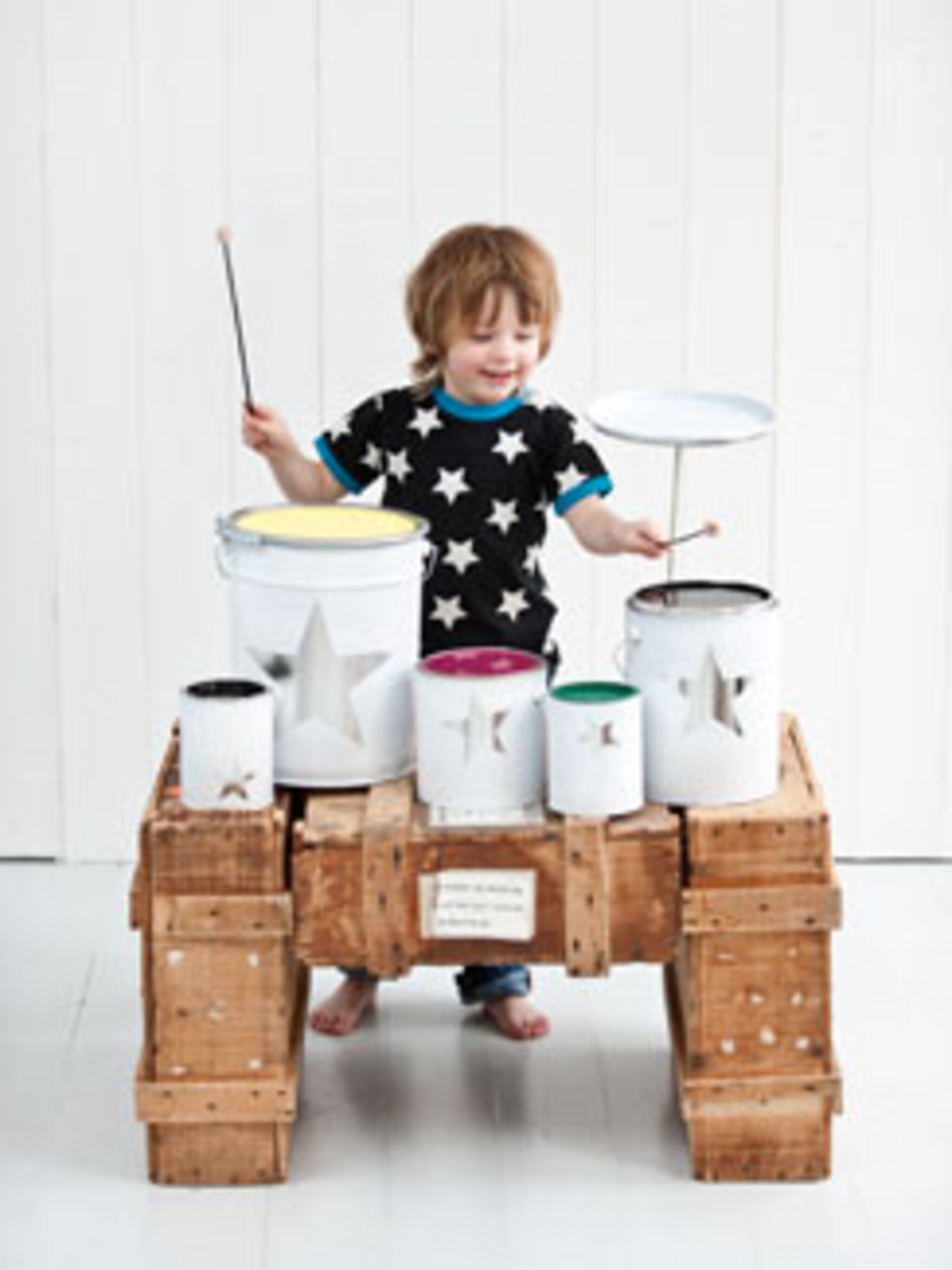 muzikaal en creatief drumstel maken