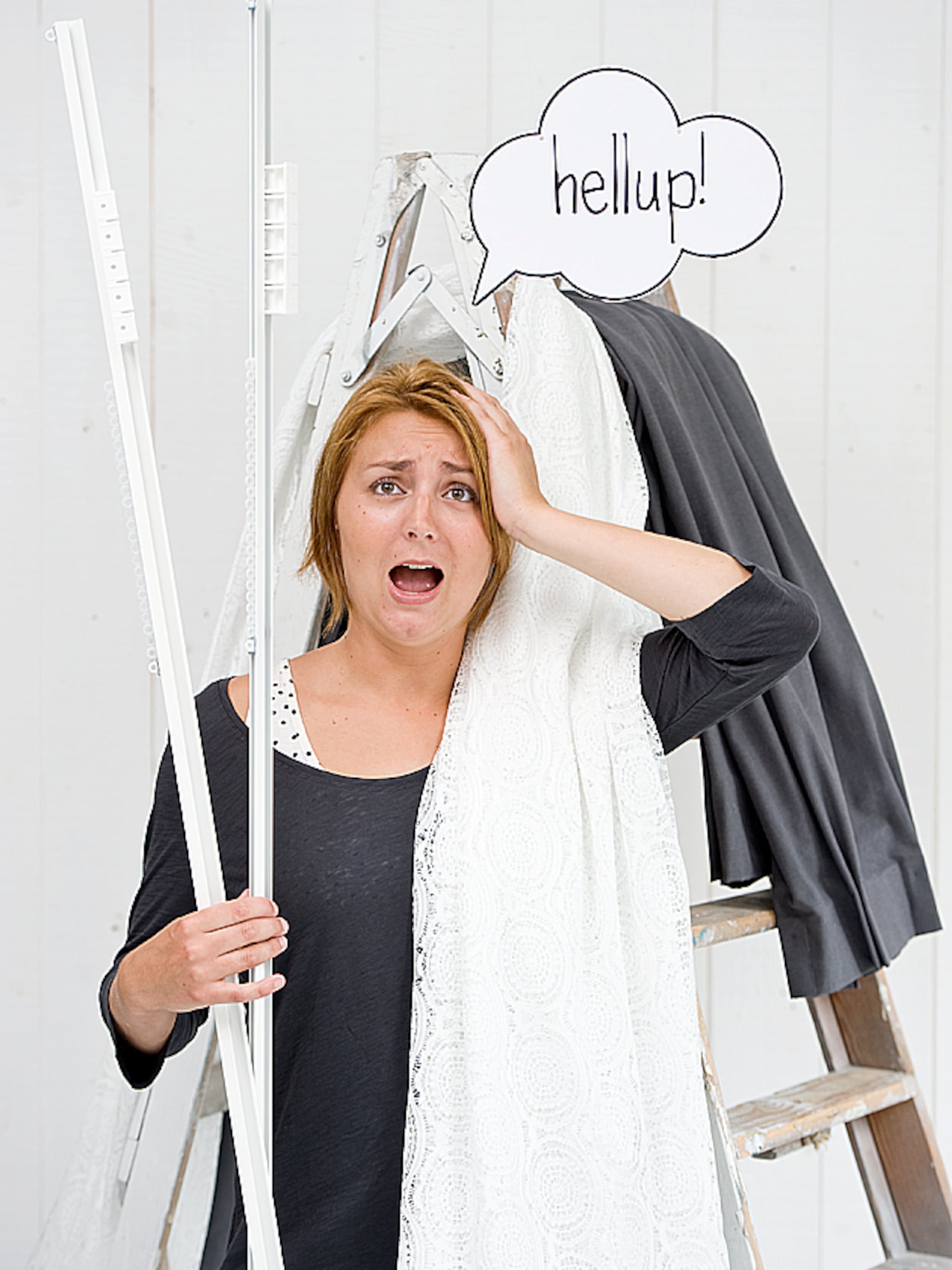help ik ga gordijnen ophangen
