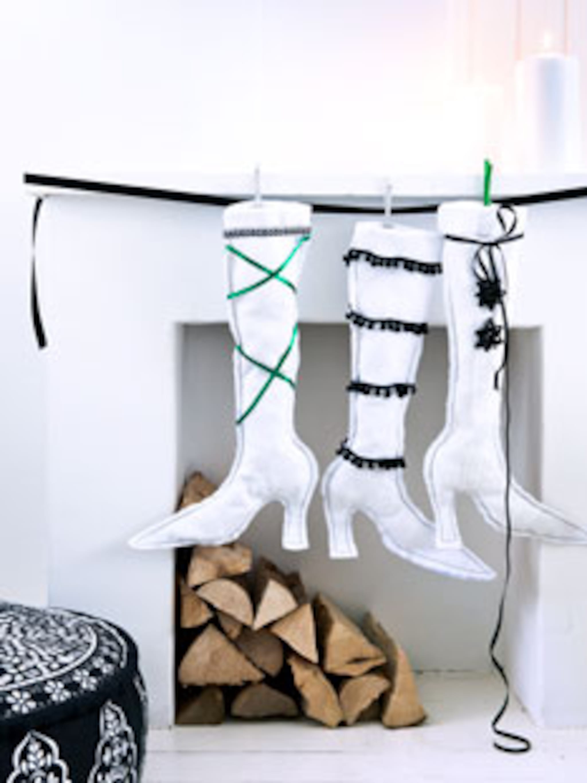 zelf kerstlaarzen maken