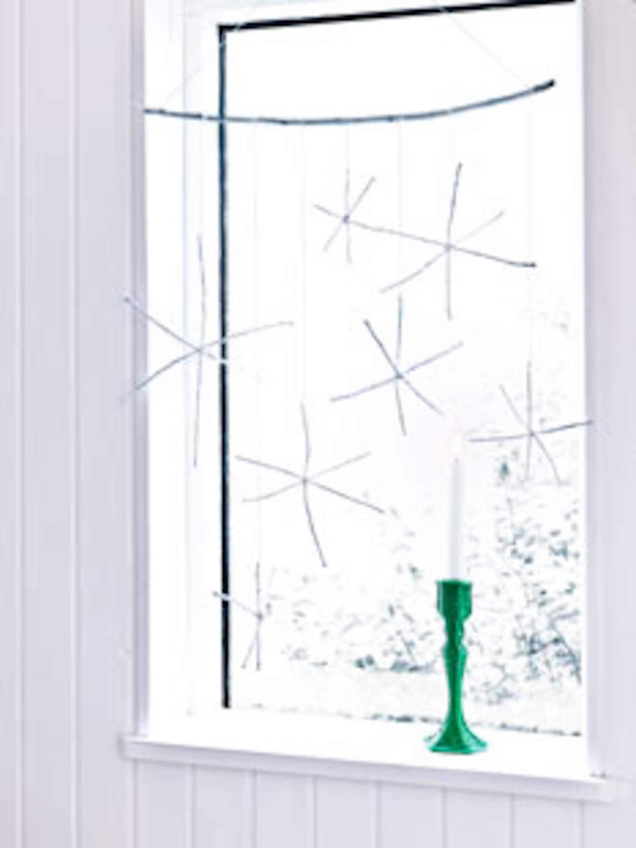 voorbereiding op kerst kerstmobiel maken