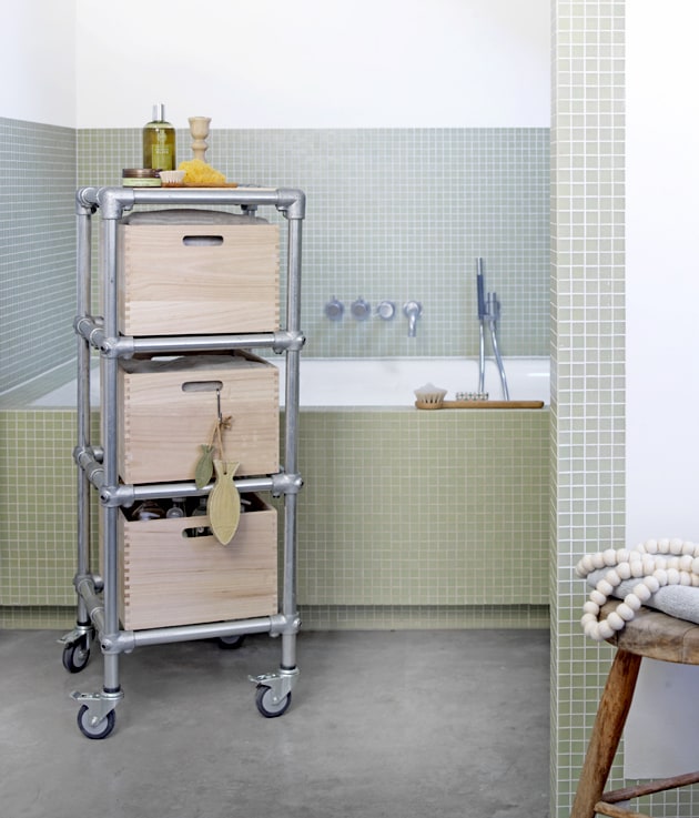 Badkamer trolley