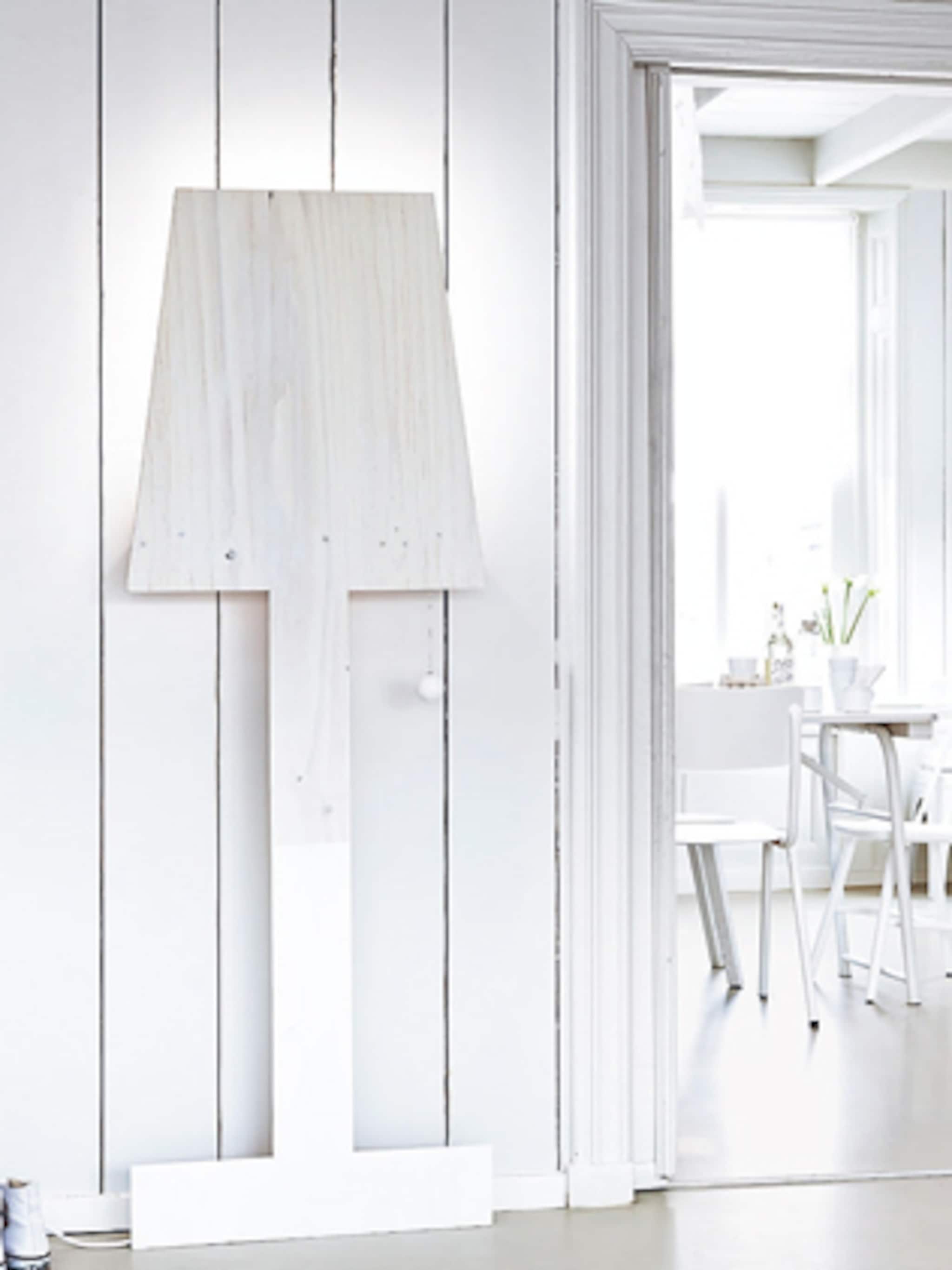 staande witte lamp maken