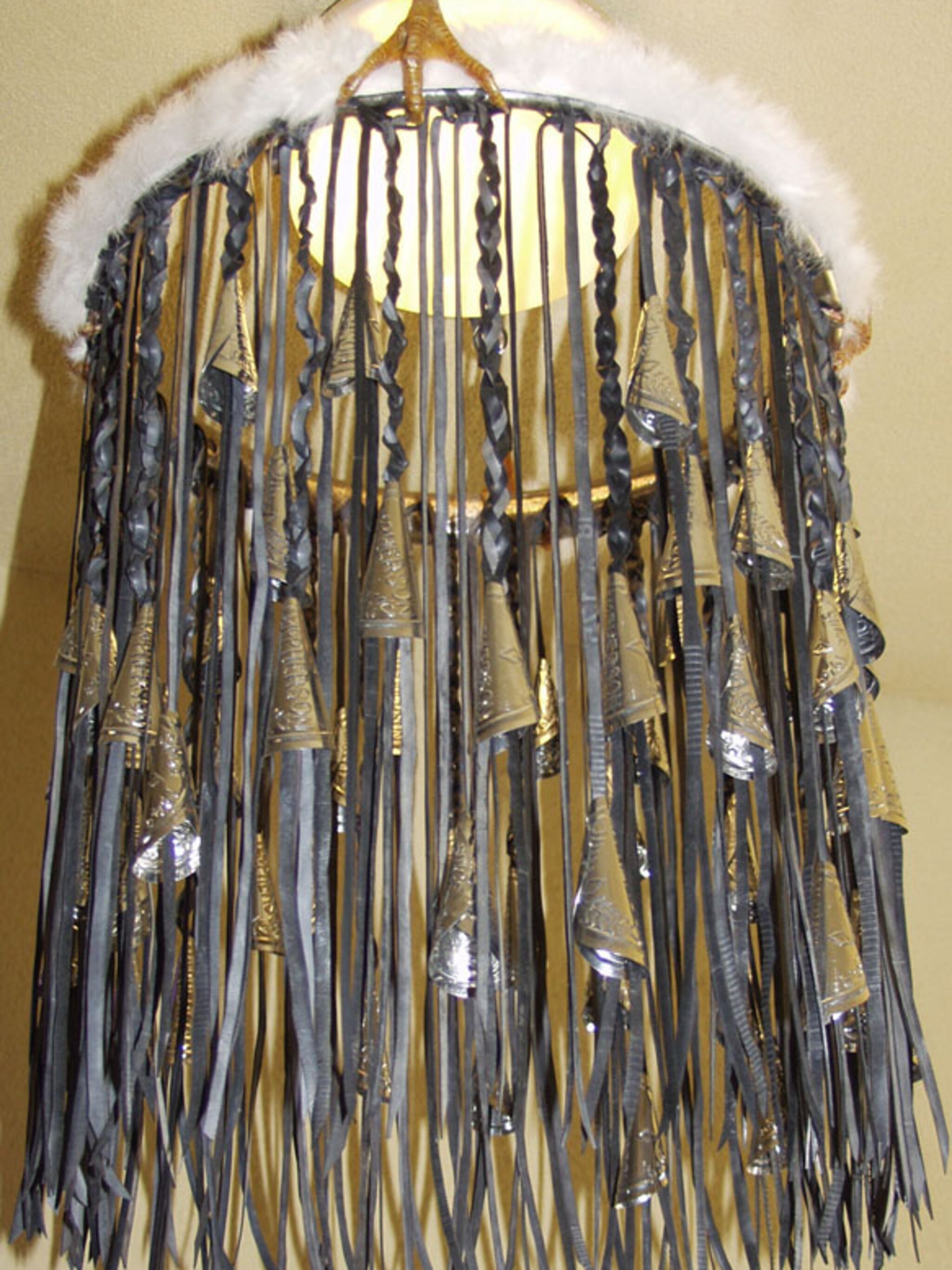hanglamp van afval