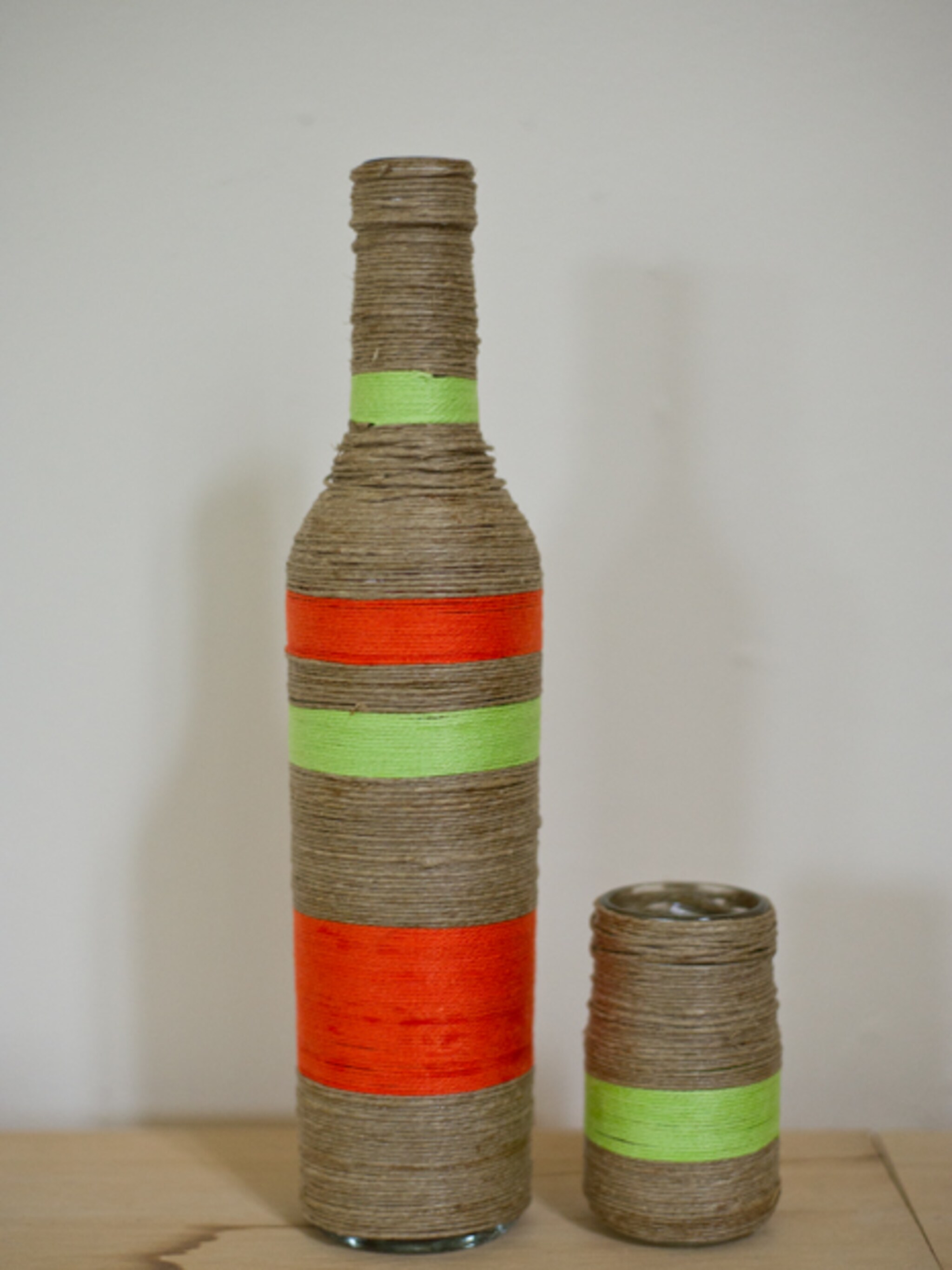 vaasje van oude fles