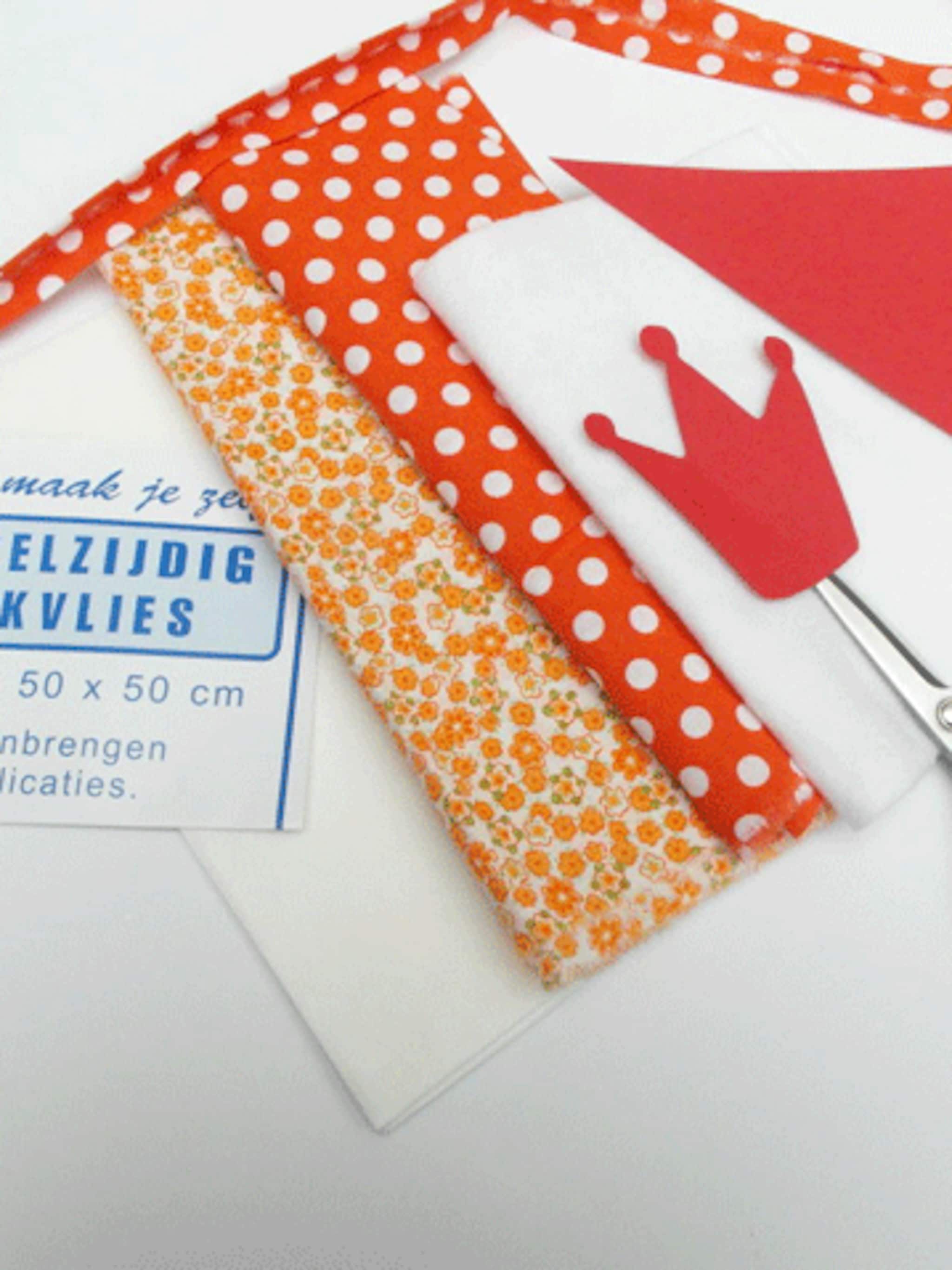 zelf maken feestelijke koninginnedagslinger