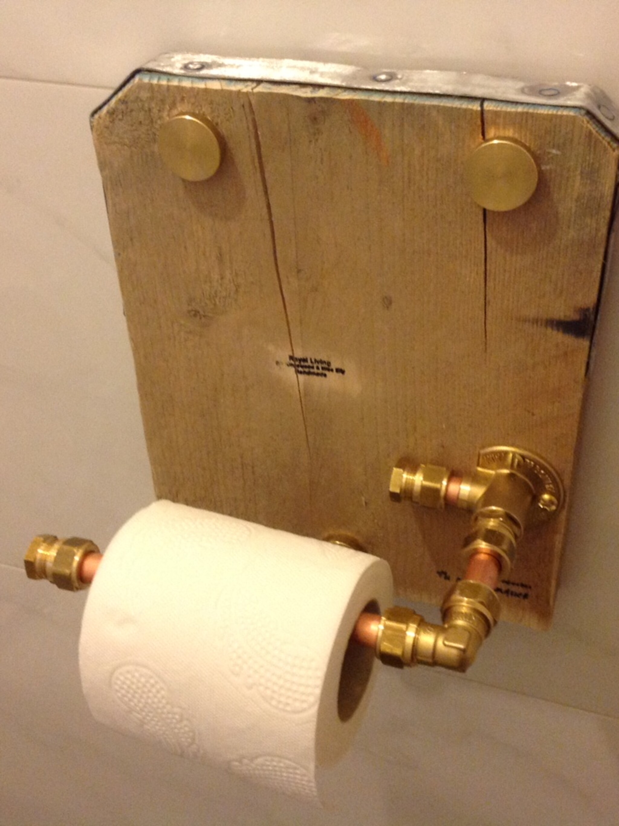 wc rolhouder maken