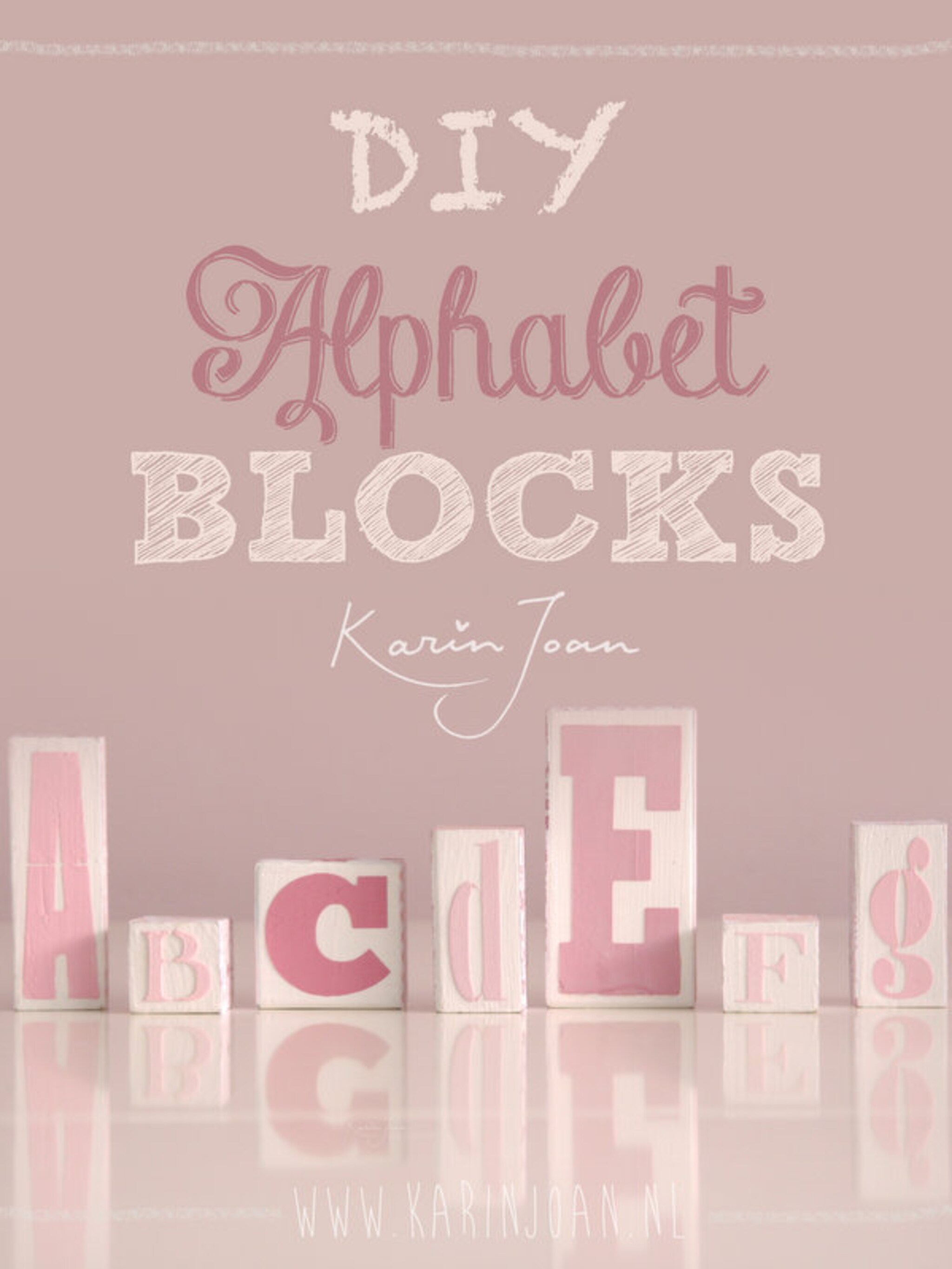 zelfmaak video alfabet blokjes met 3dletters