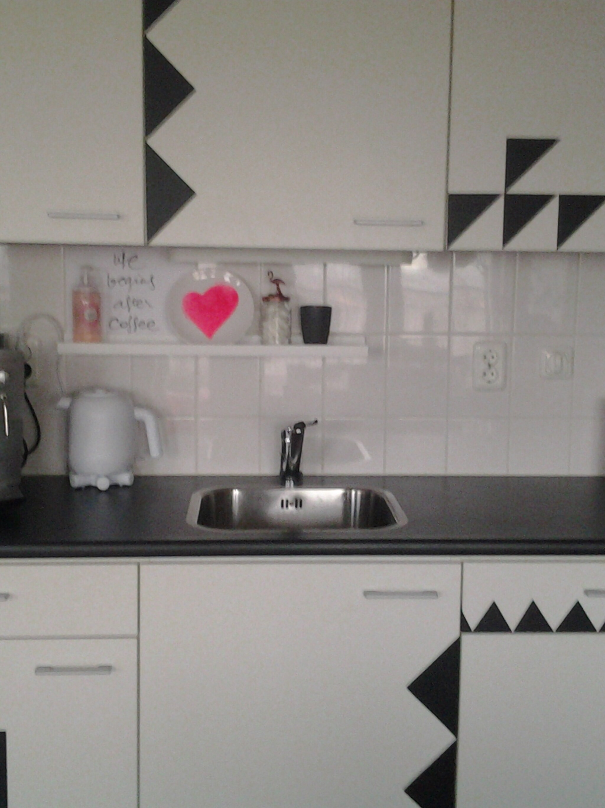 keuken met plakfolie