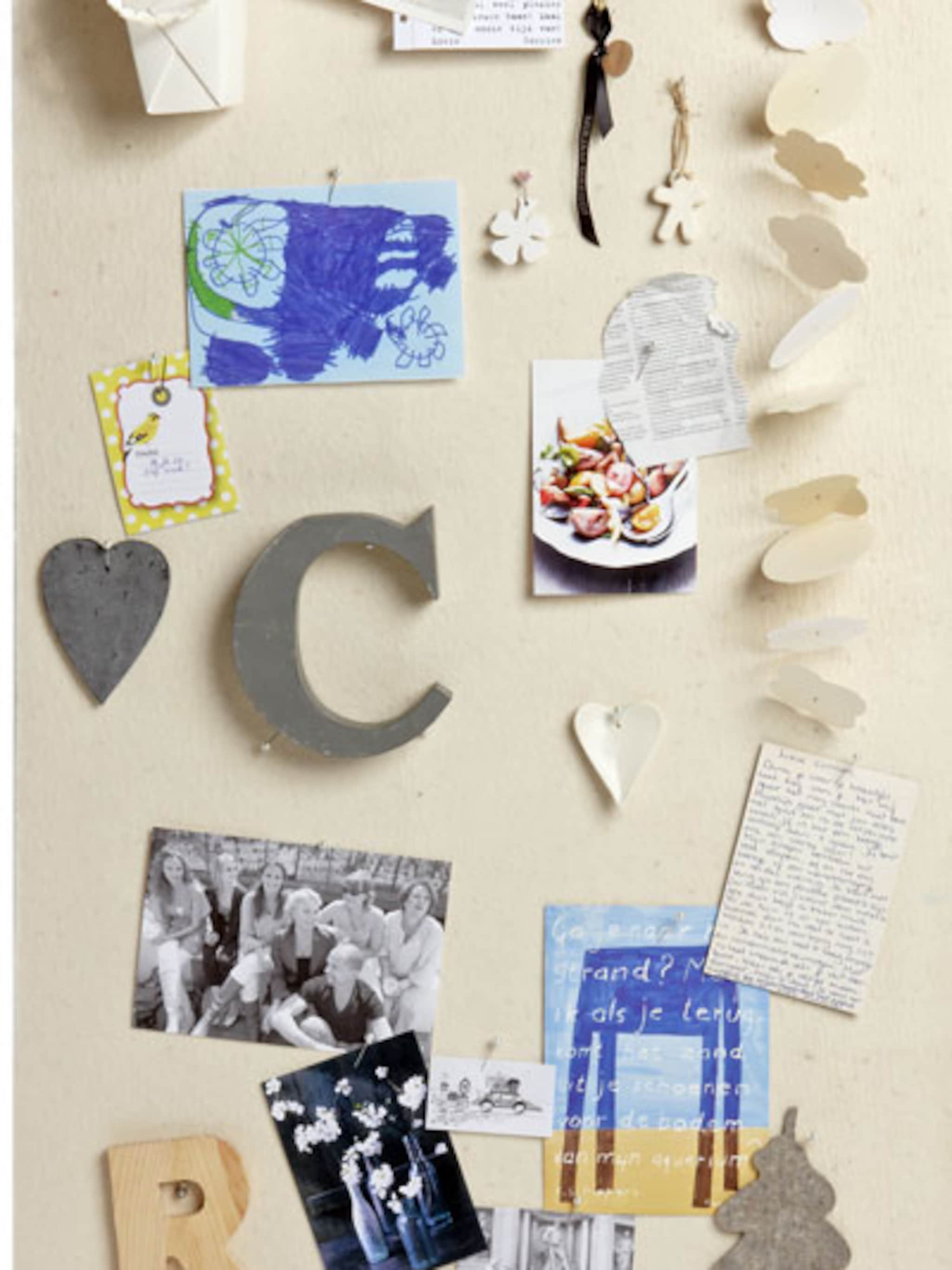 een prikbord van vilt maak je zo