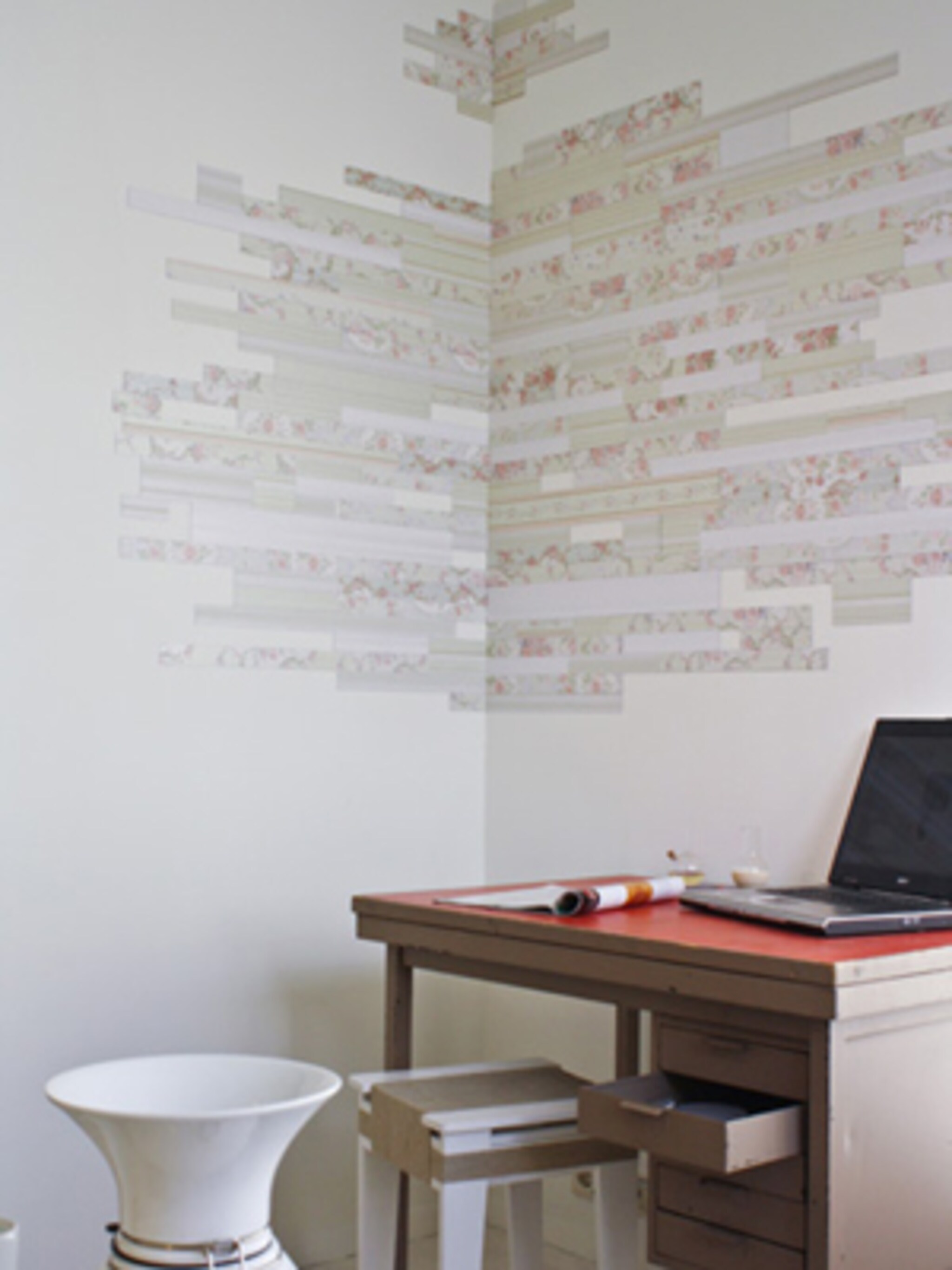 steenstrips in huis