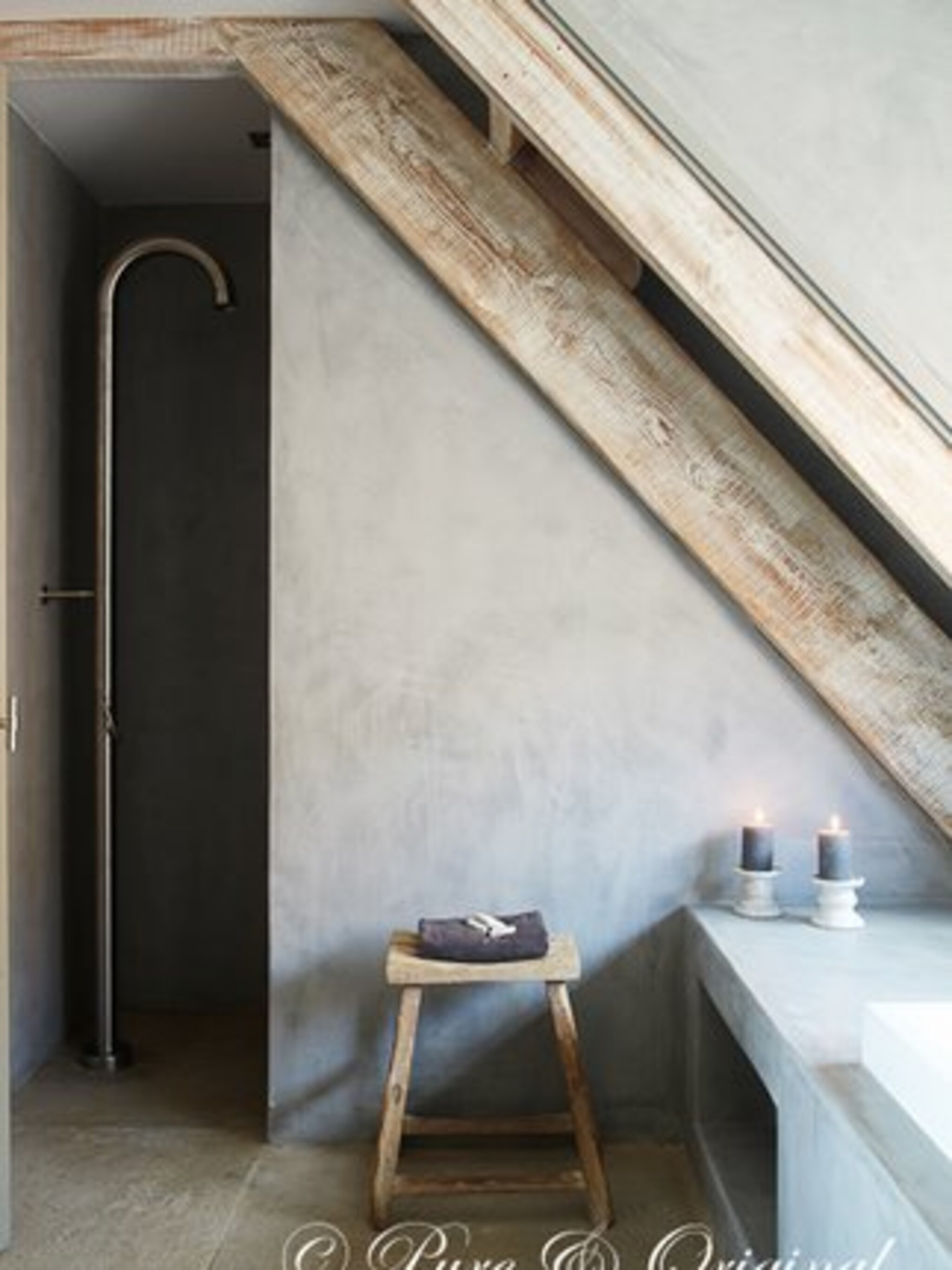 betonlook wand met verf een wand met uitstraling