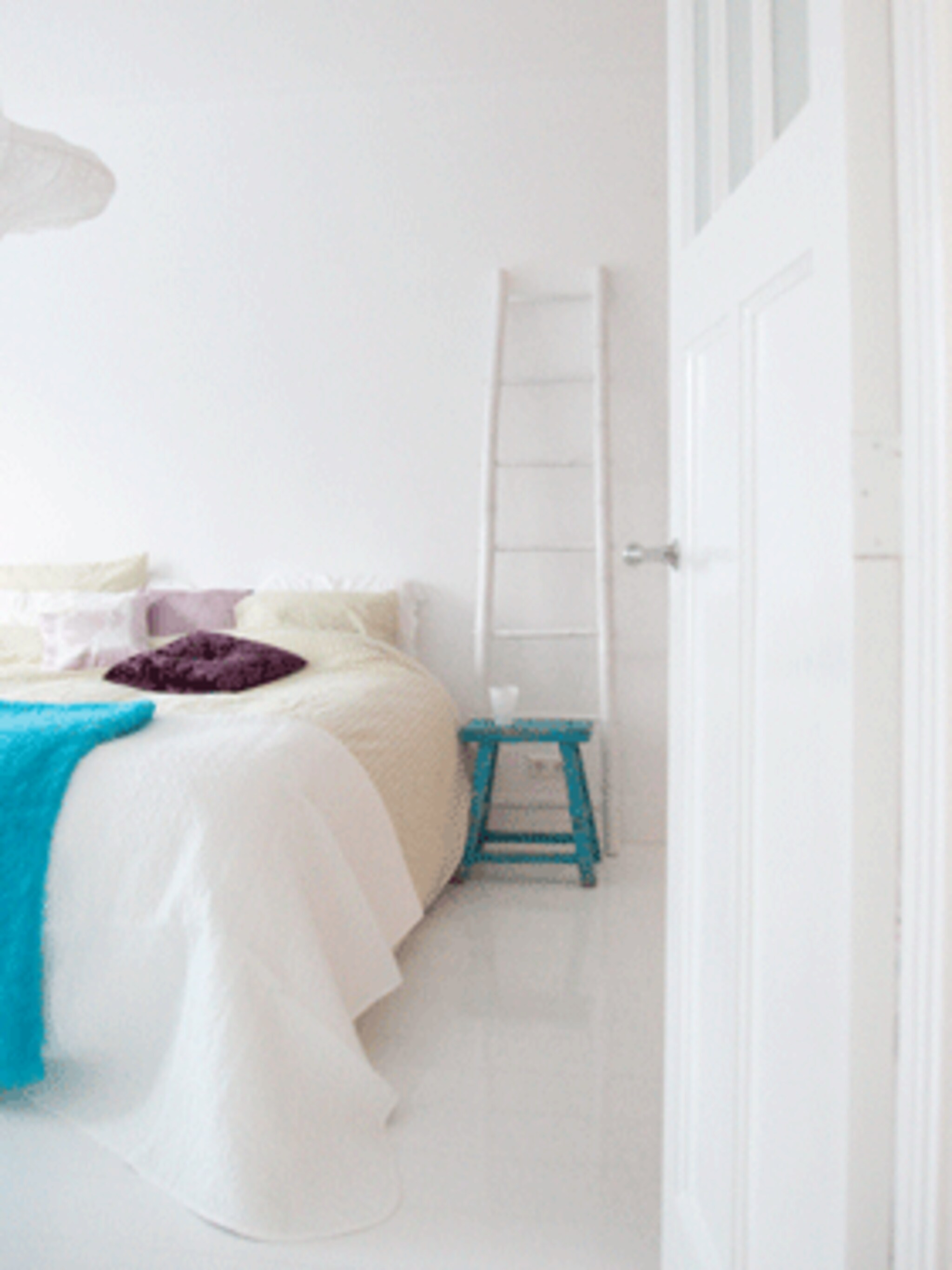 volledige witte slaapkamer