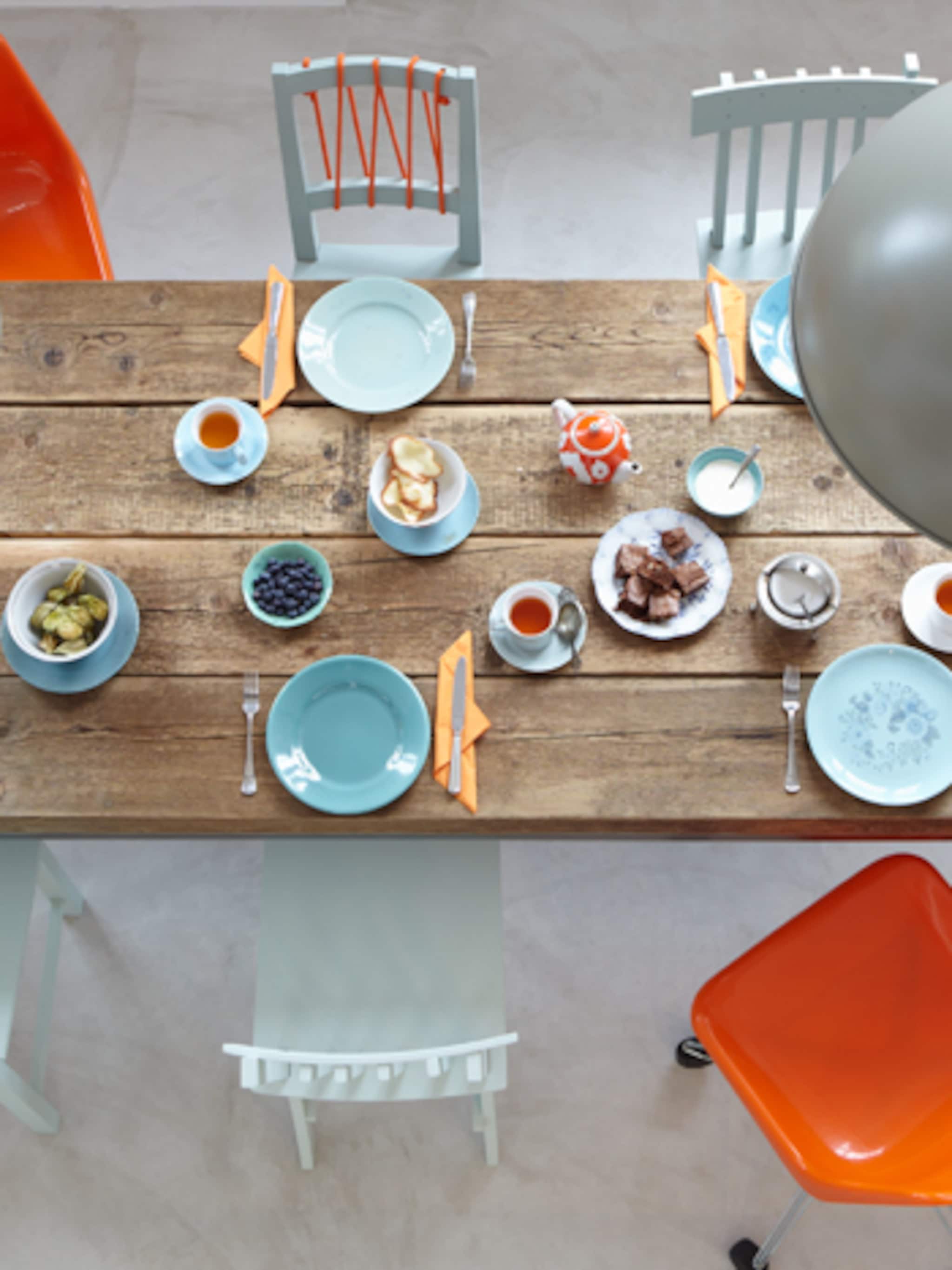 kleur aan tafel