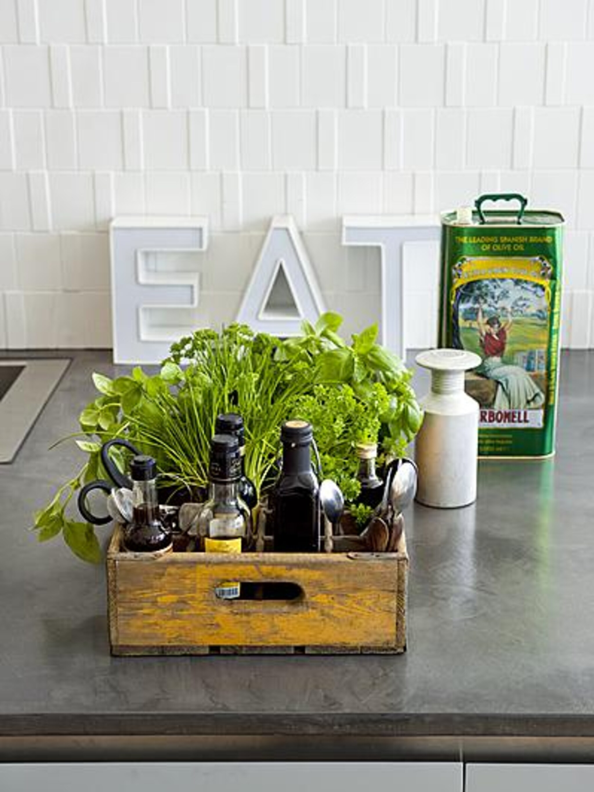 gezien in vtwonen kruiden in een kratje