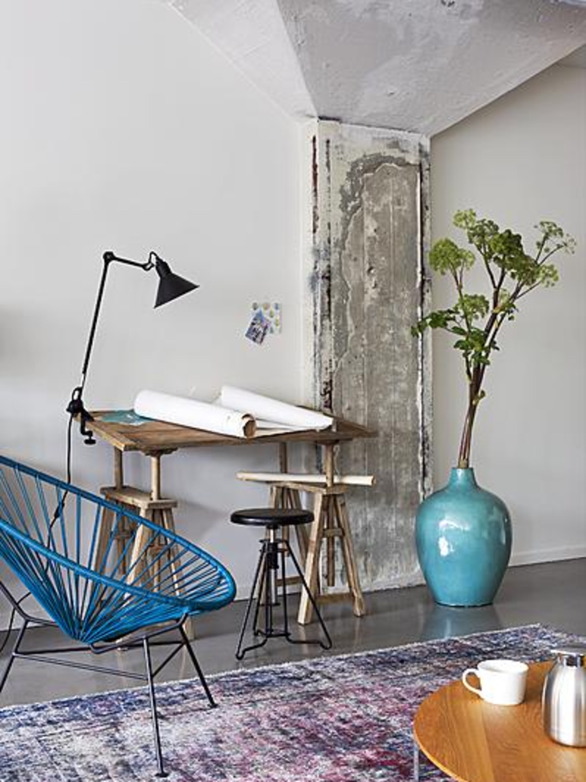 houten tekentafel
