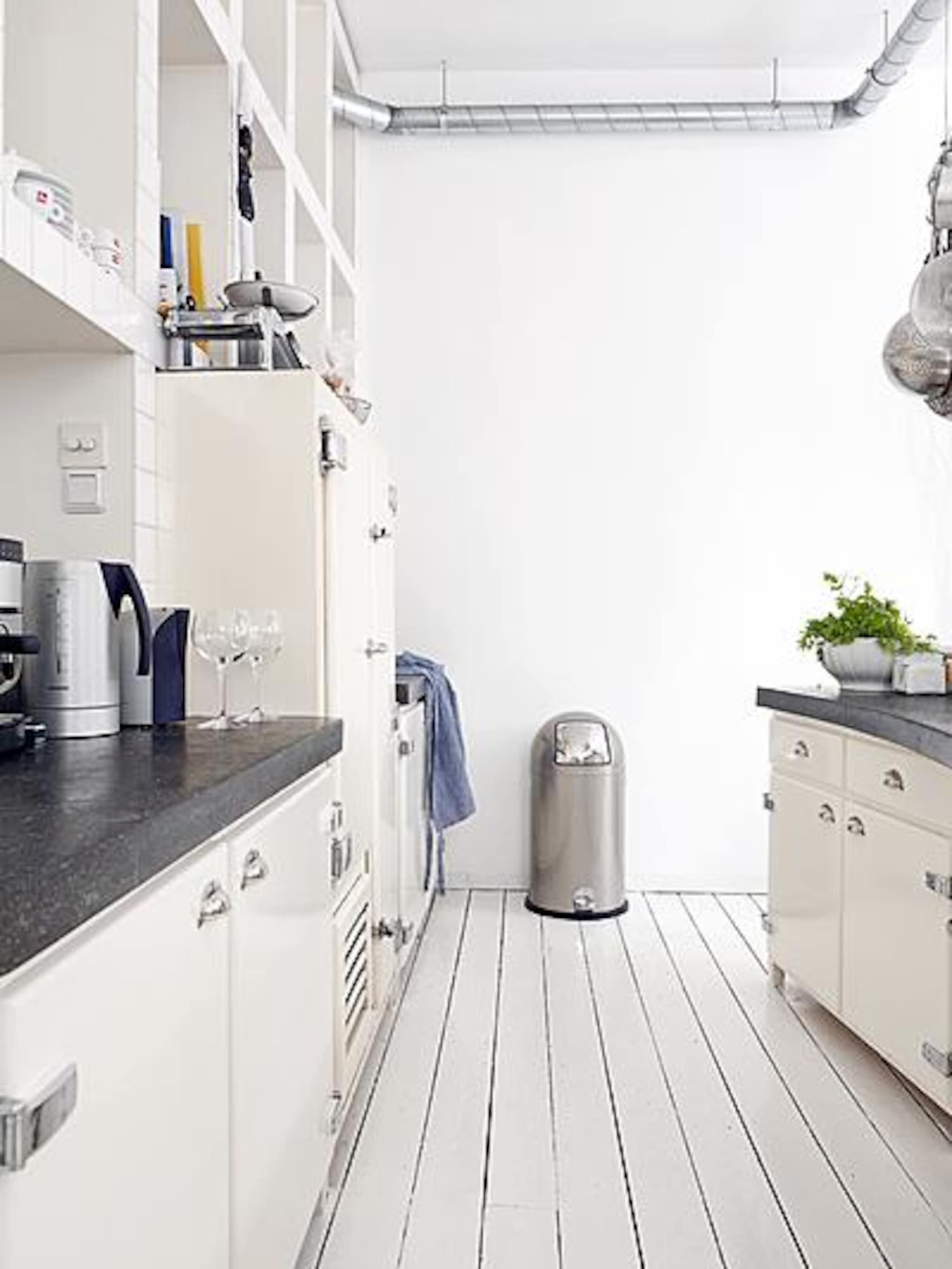 industriele witte keuken