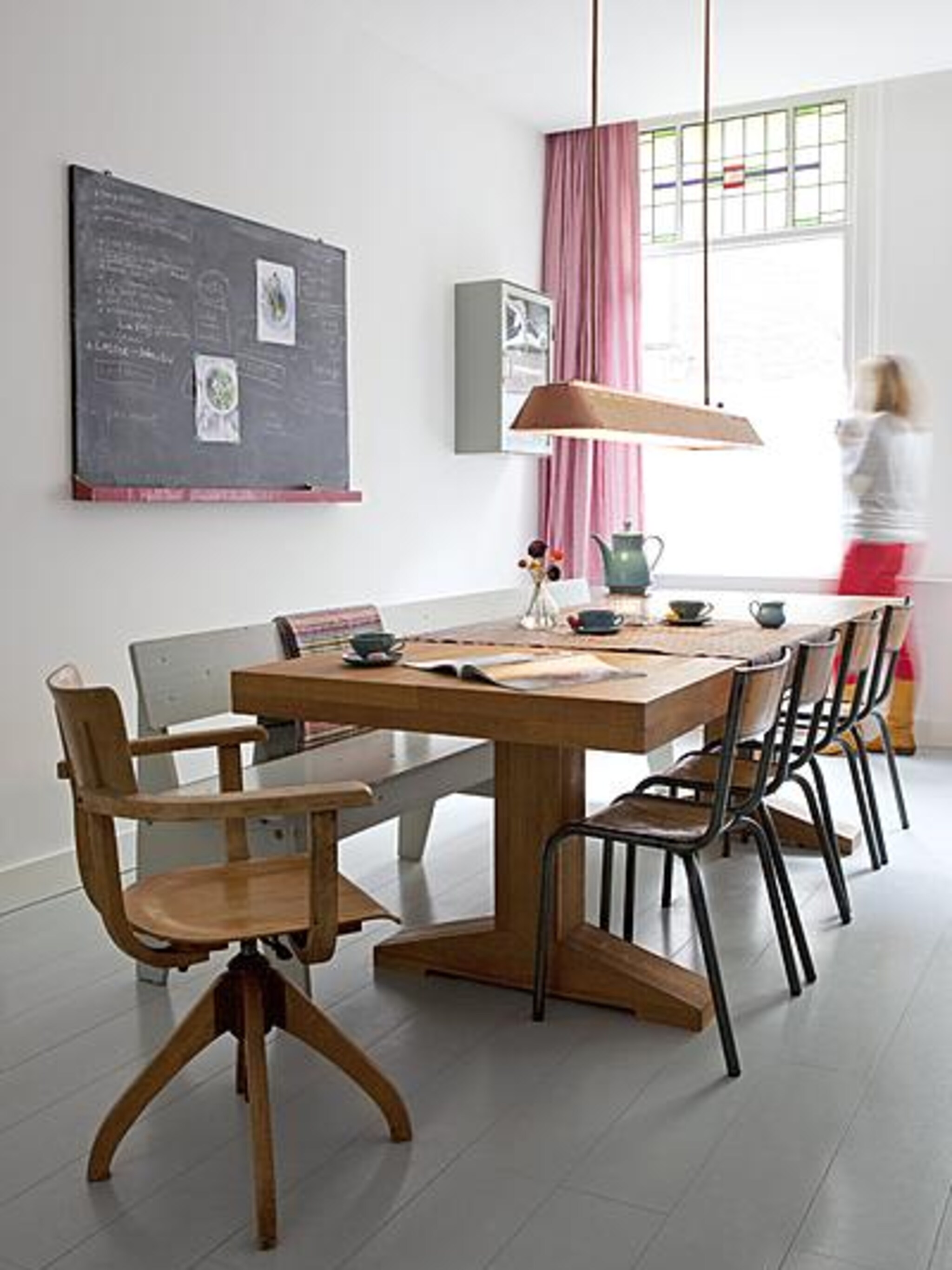 memobord bij de eethoek