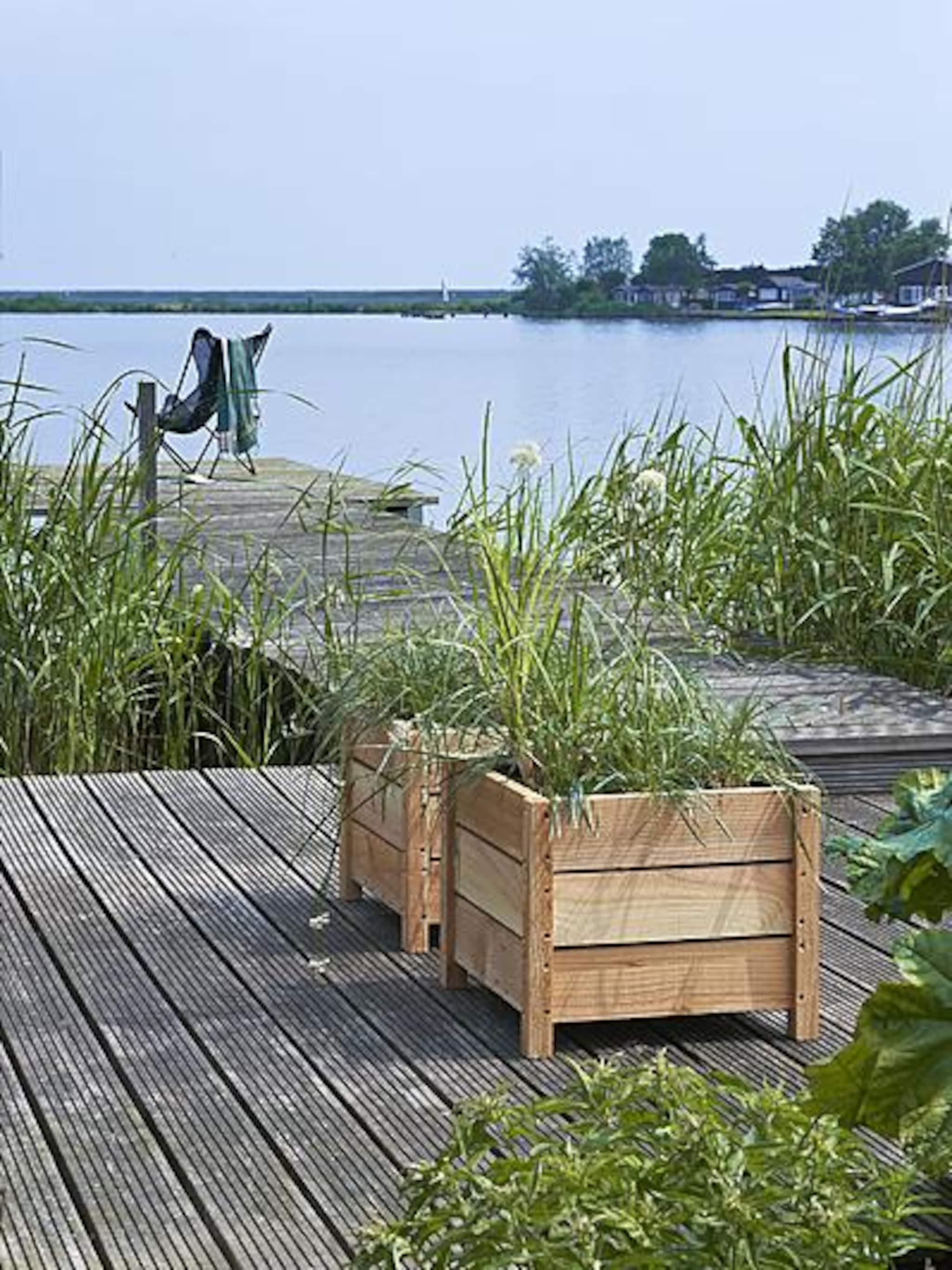 zelf een houten plantenkubus maken