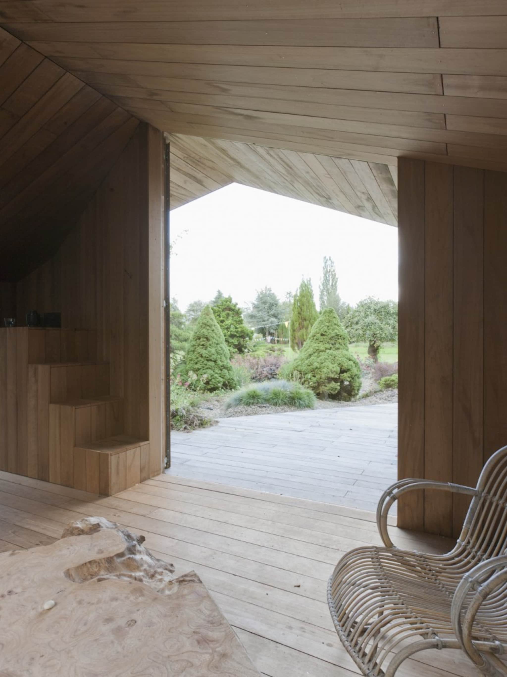 houten huisje