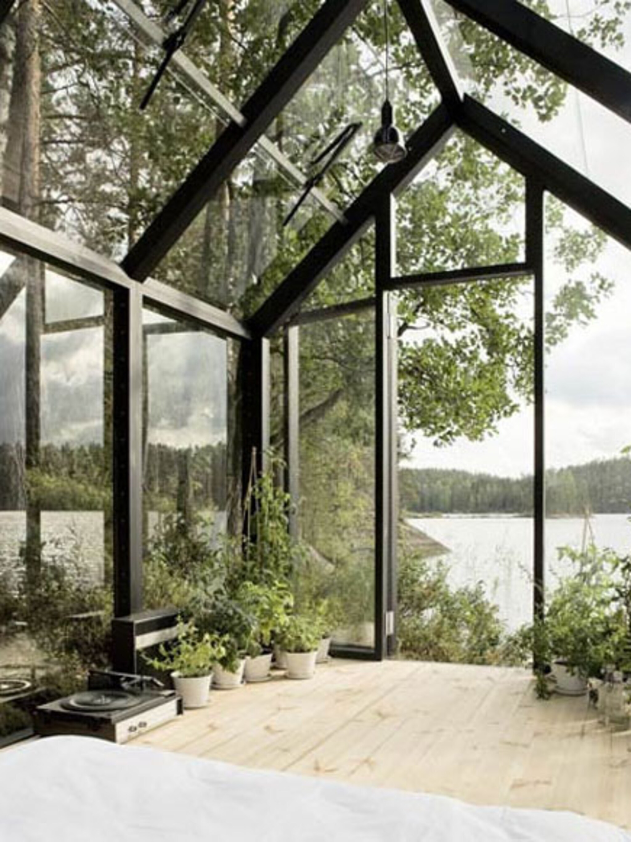 glazen zomerhuis