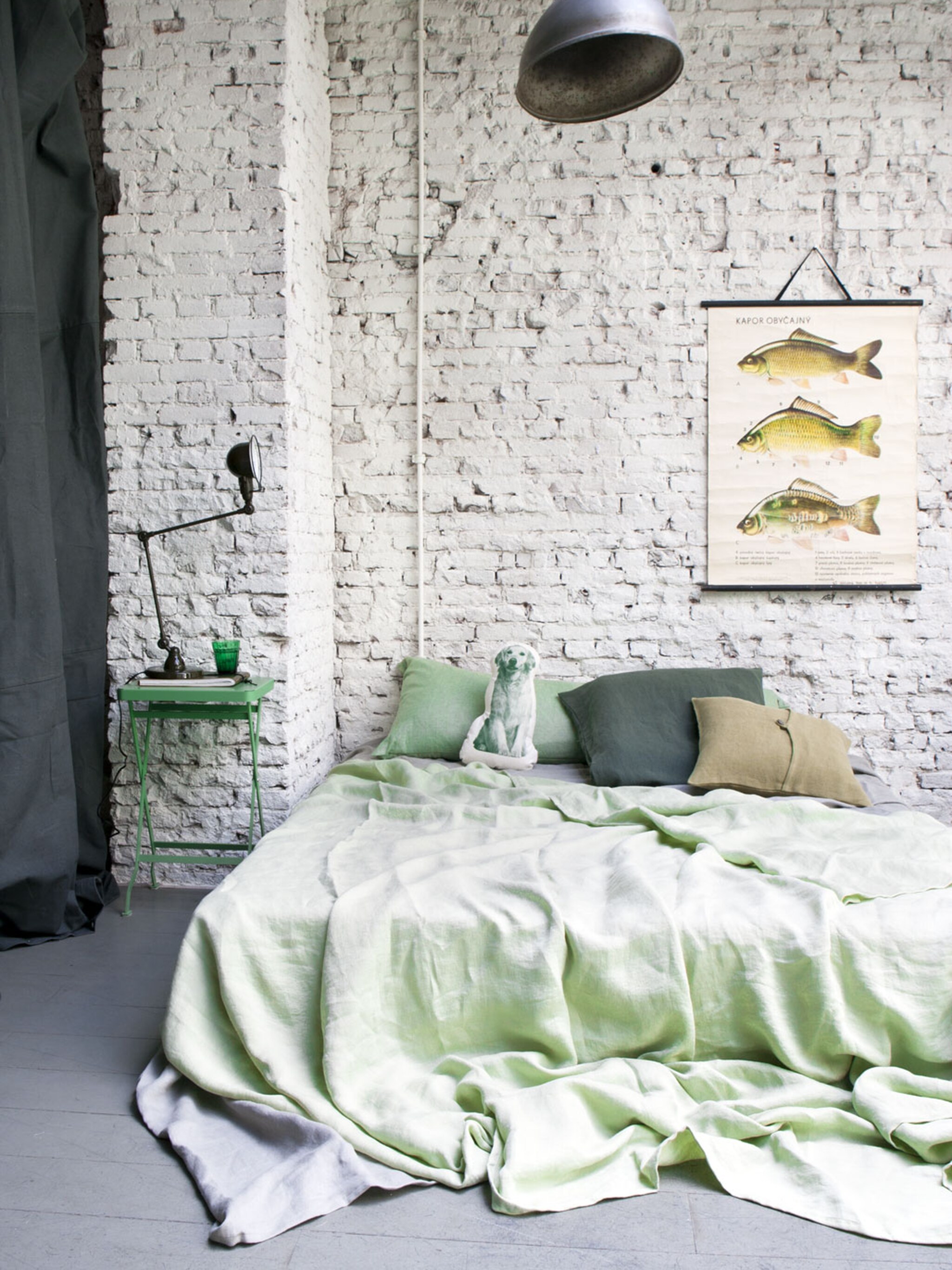 groene slaapkamer