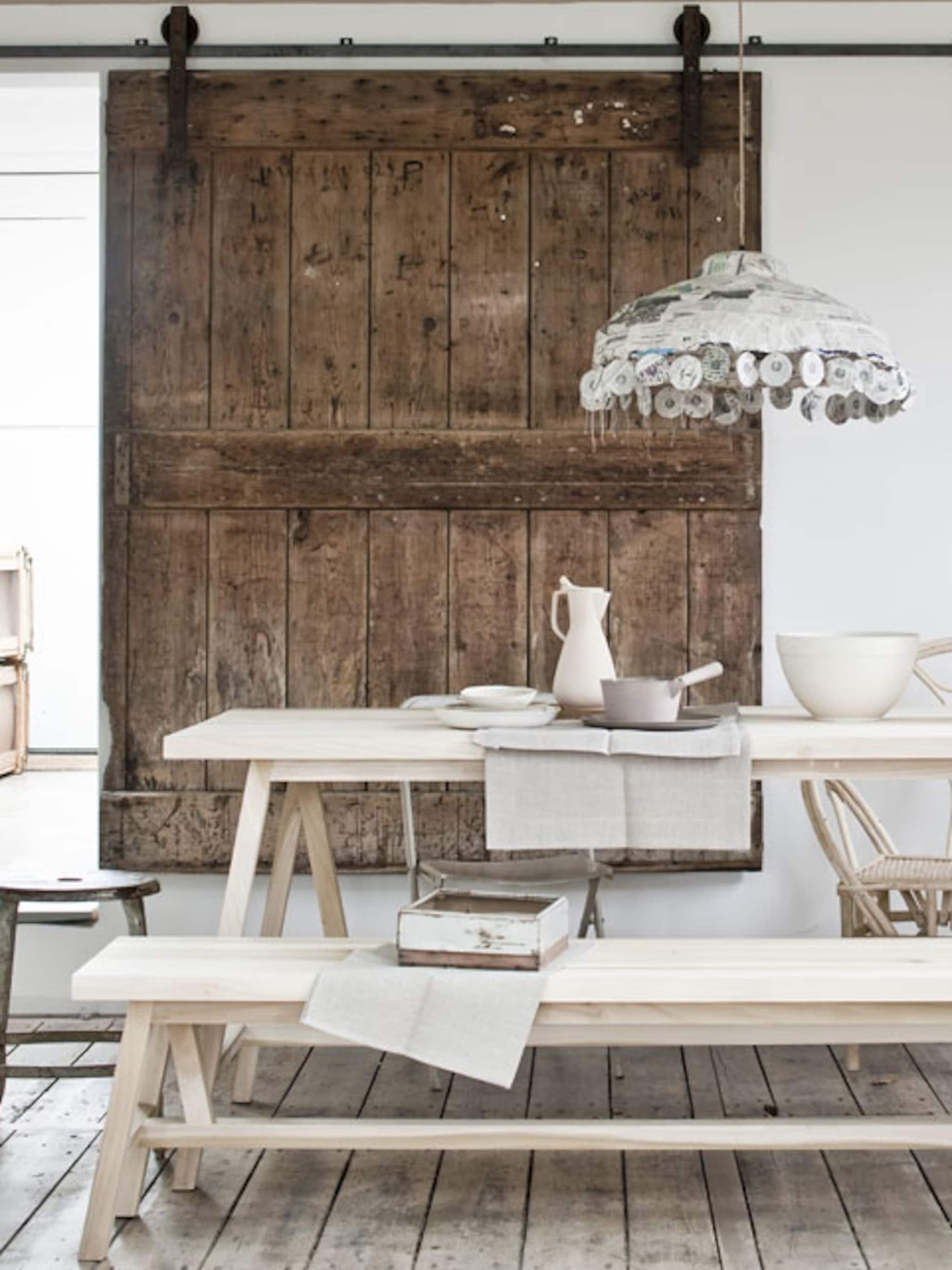 puur onbehandeld hout in huis