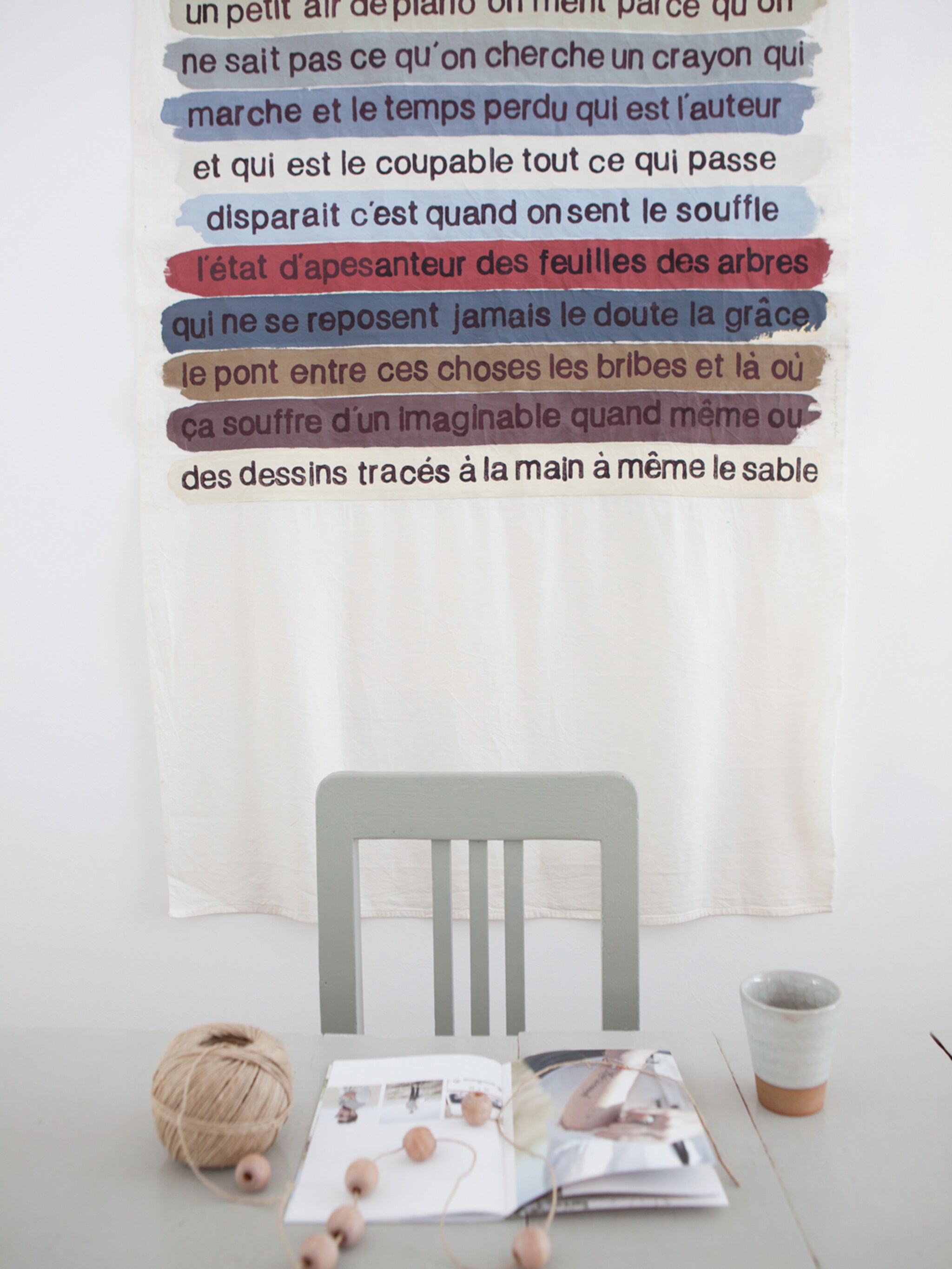 schilderijtjes van stof