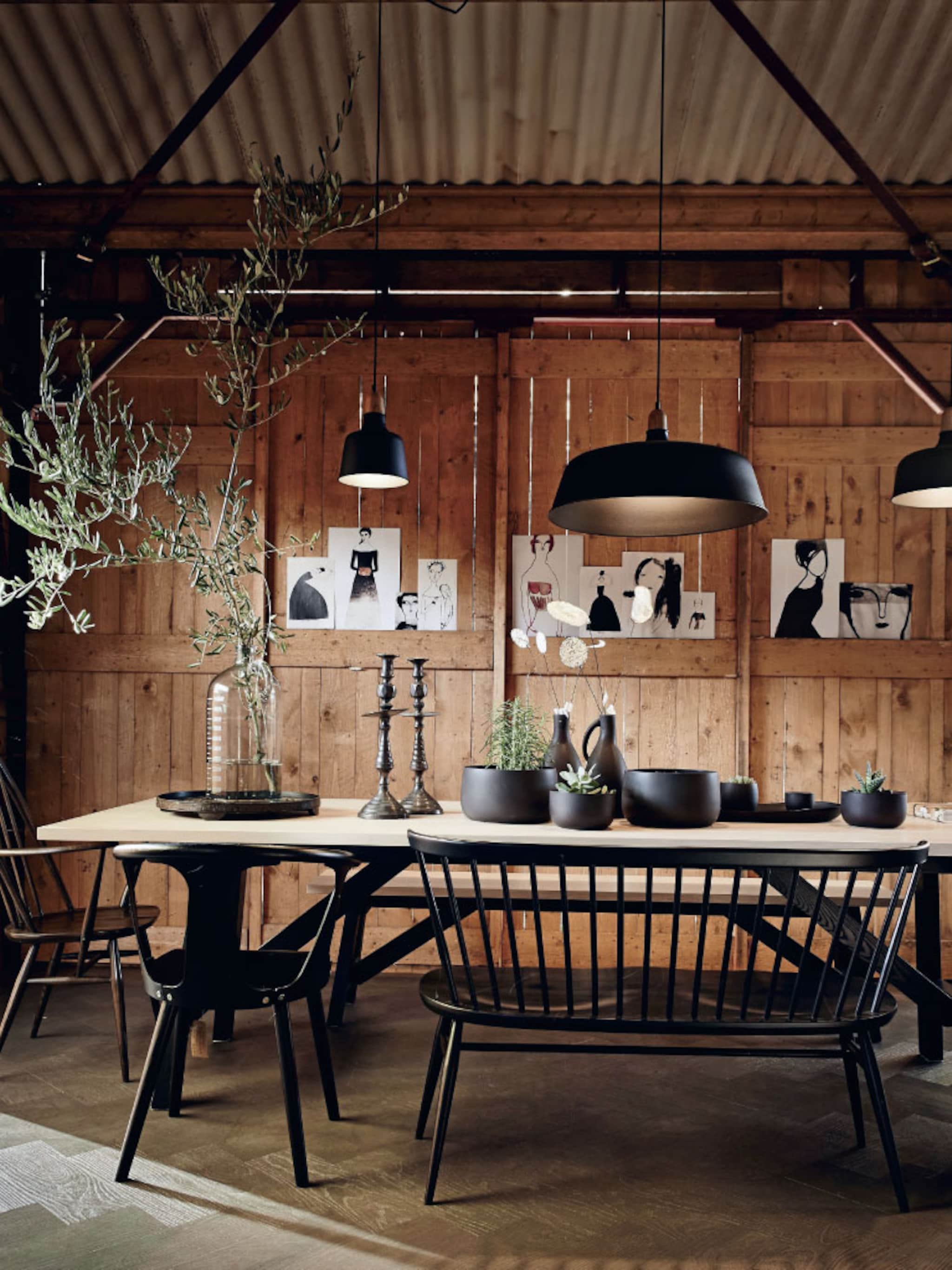 bankje bij de eettafel