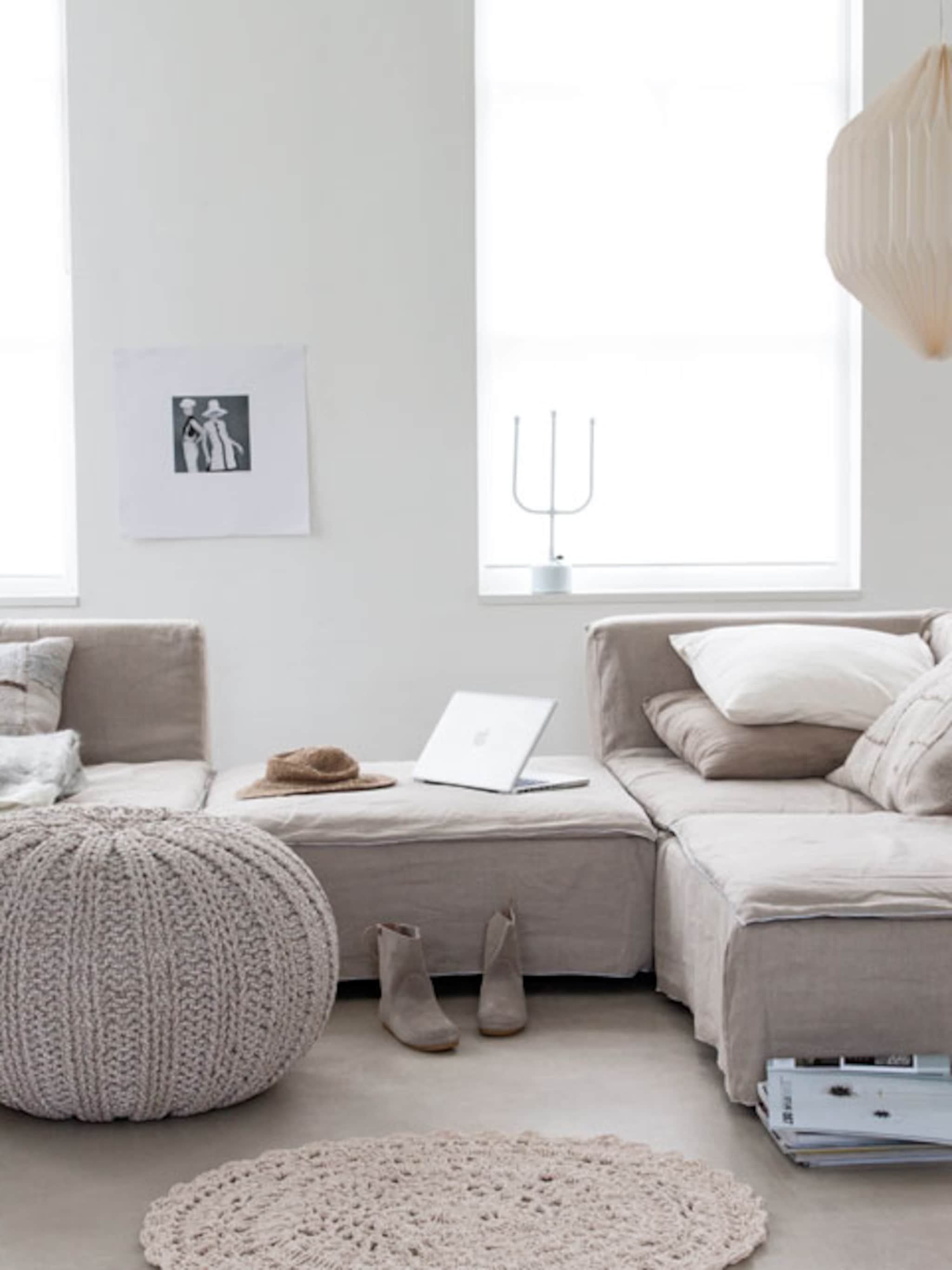 kom tot rust in een naturel woonkamer