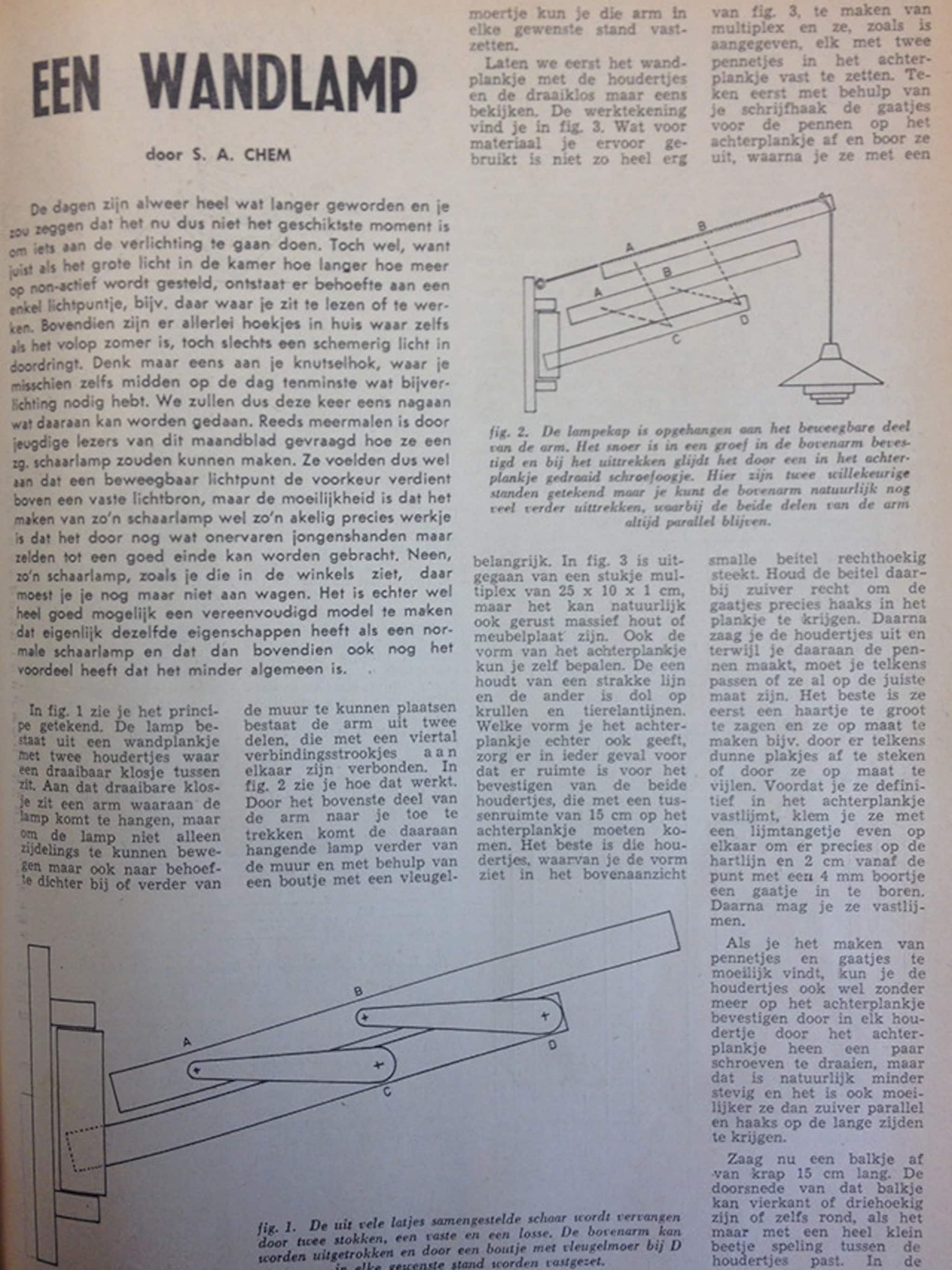 zelf een wandlamp maken