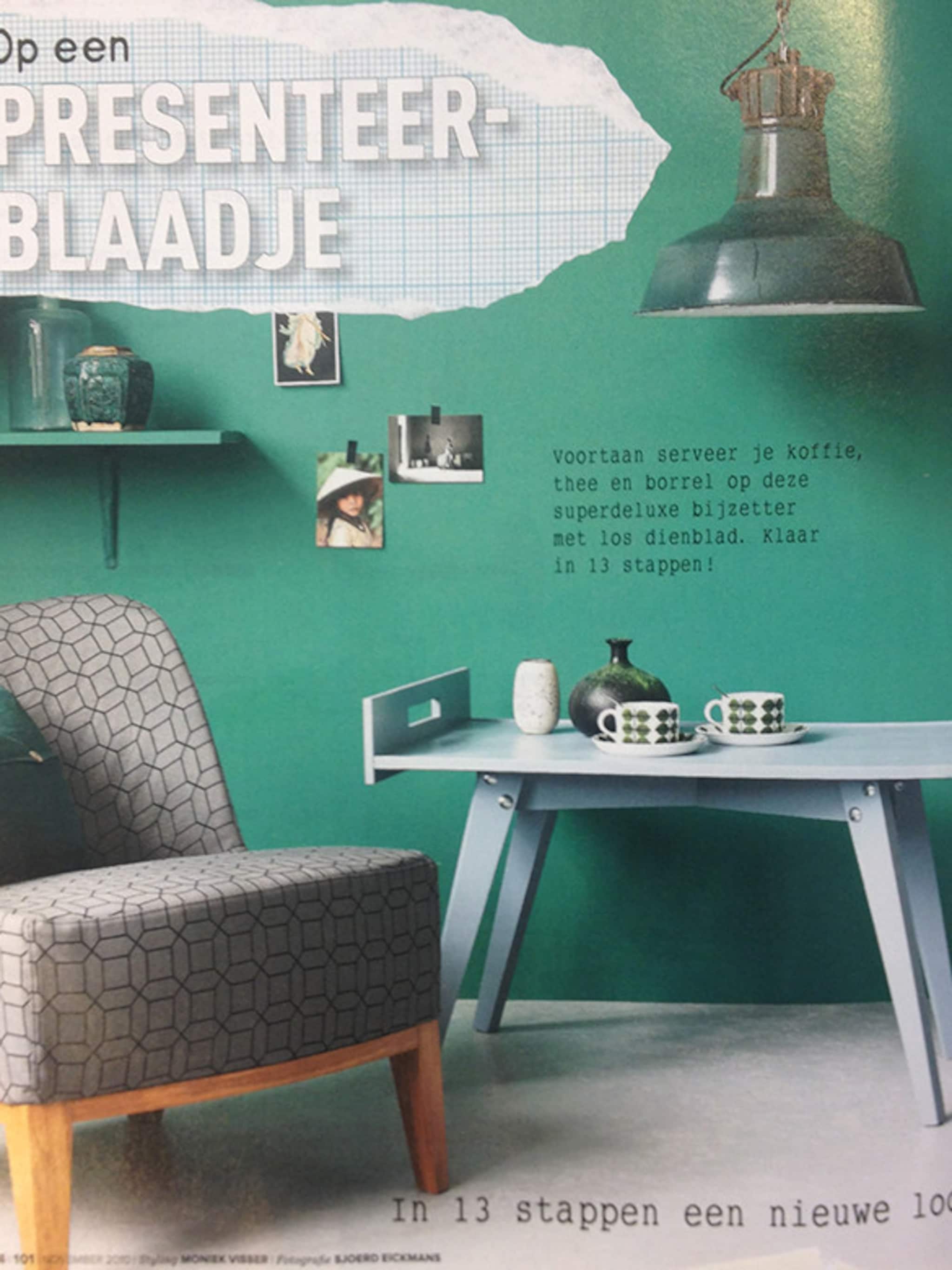 dienblad bijzettafel maken