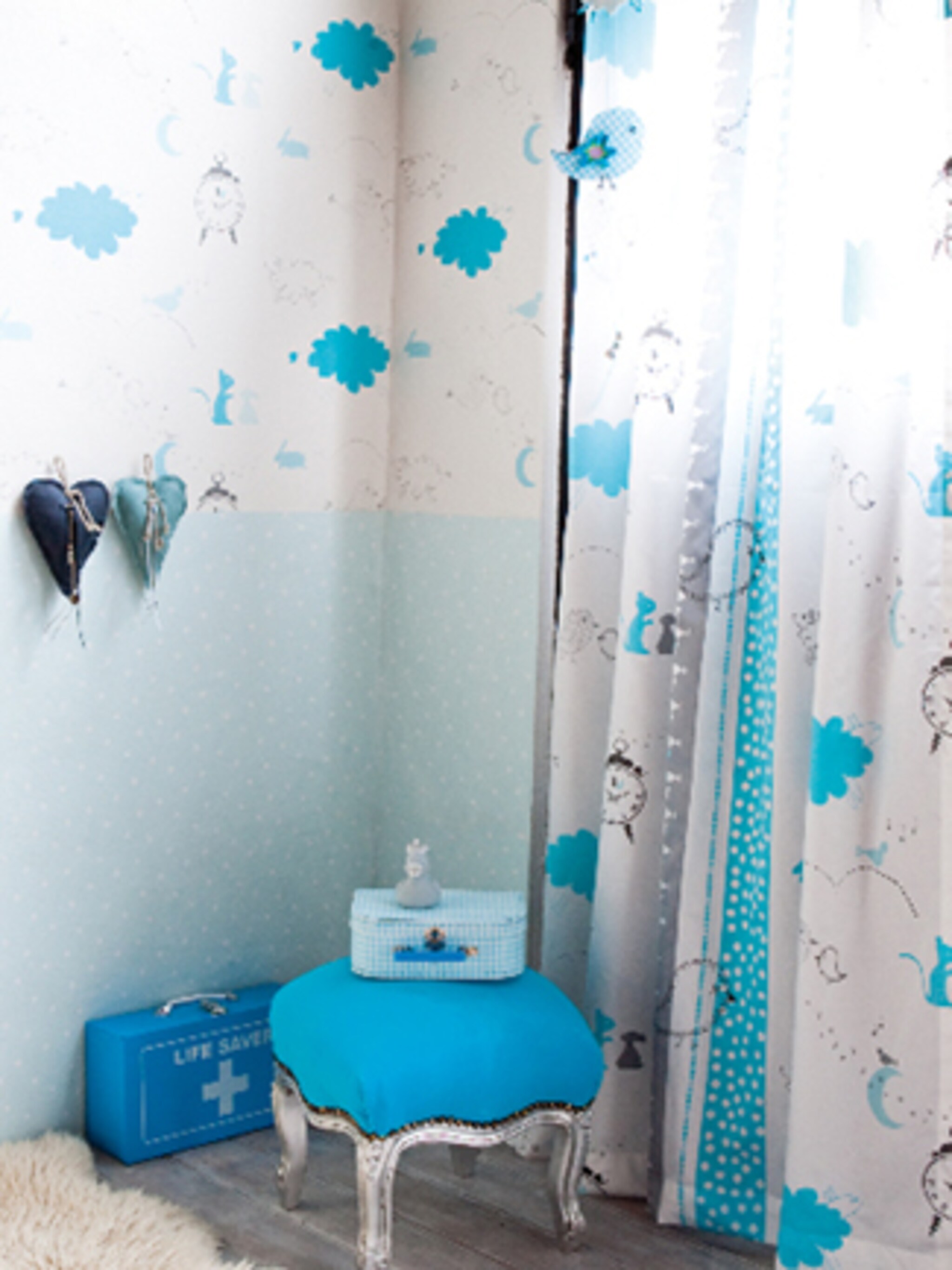gordijnen voor de babykamer