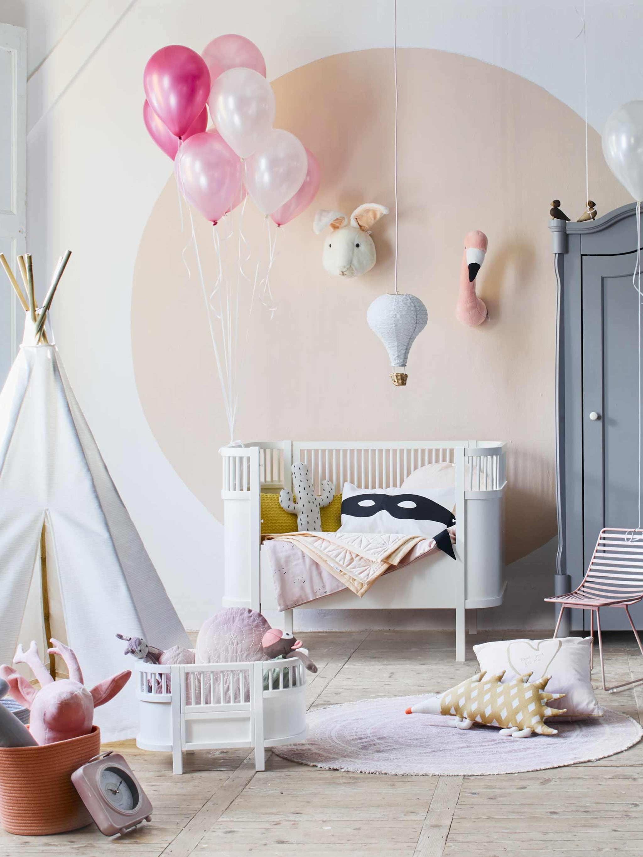 sjablonen om de kinderkamer op te vrolijken