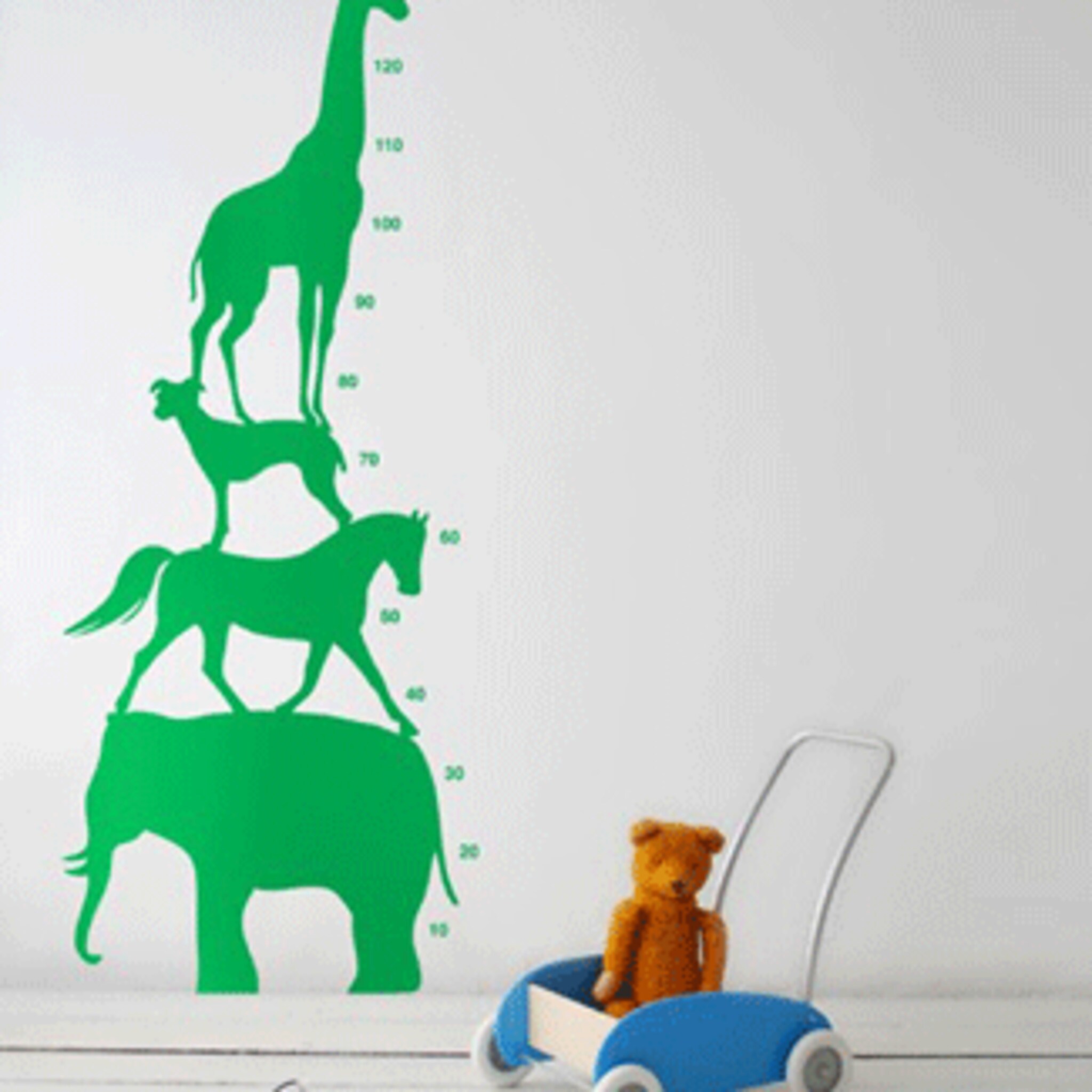 kinderkamer meetlat zelf maken