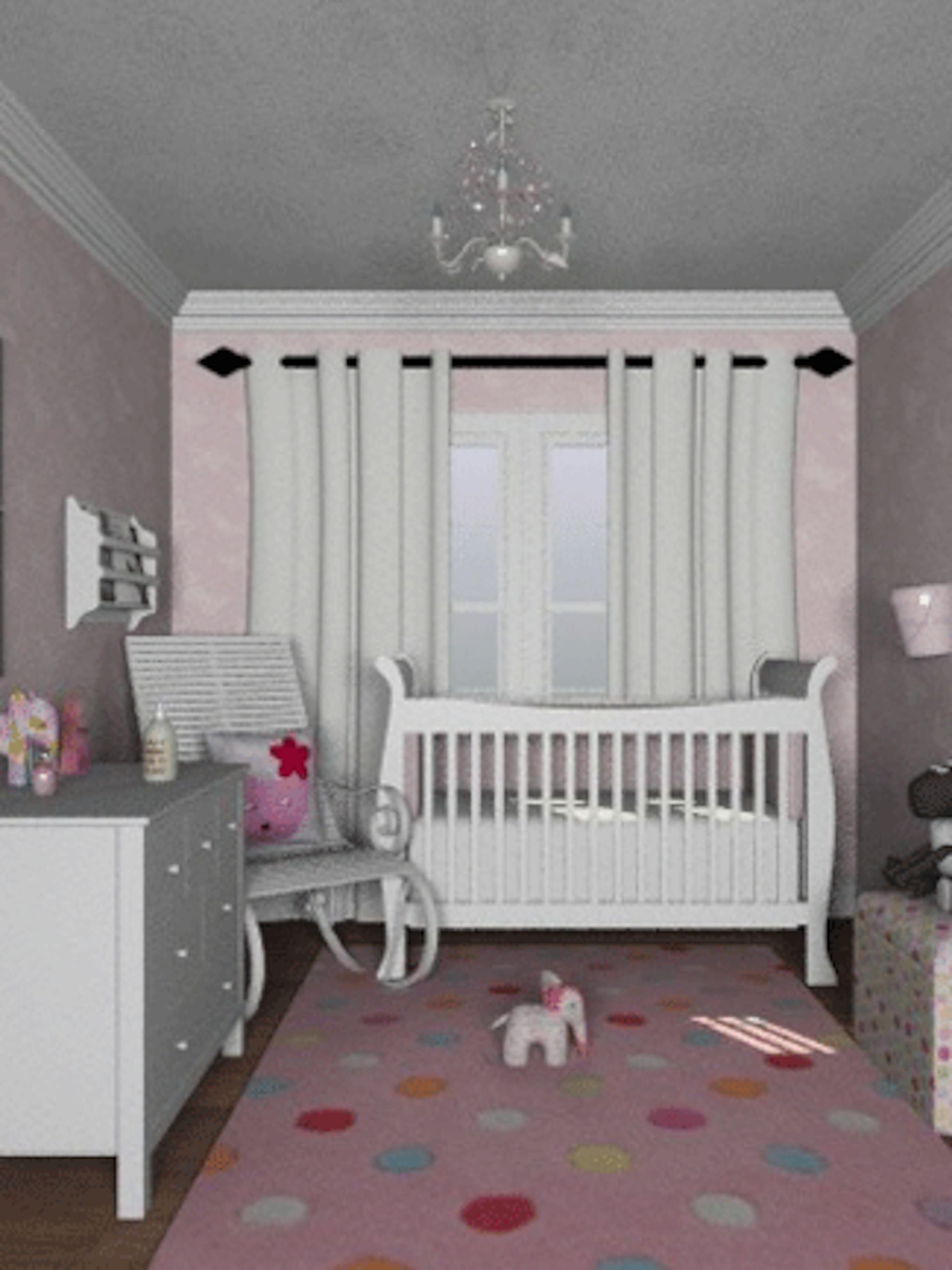babykamer ontwerpen 3d