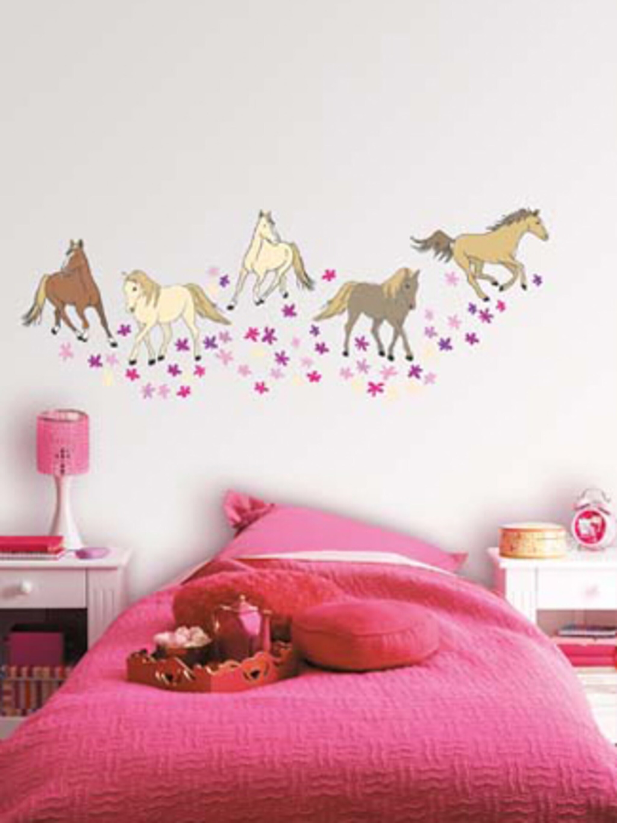 muurstickers paarden voor de paardenkamer