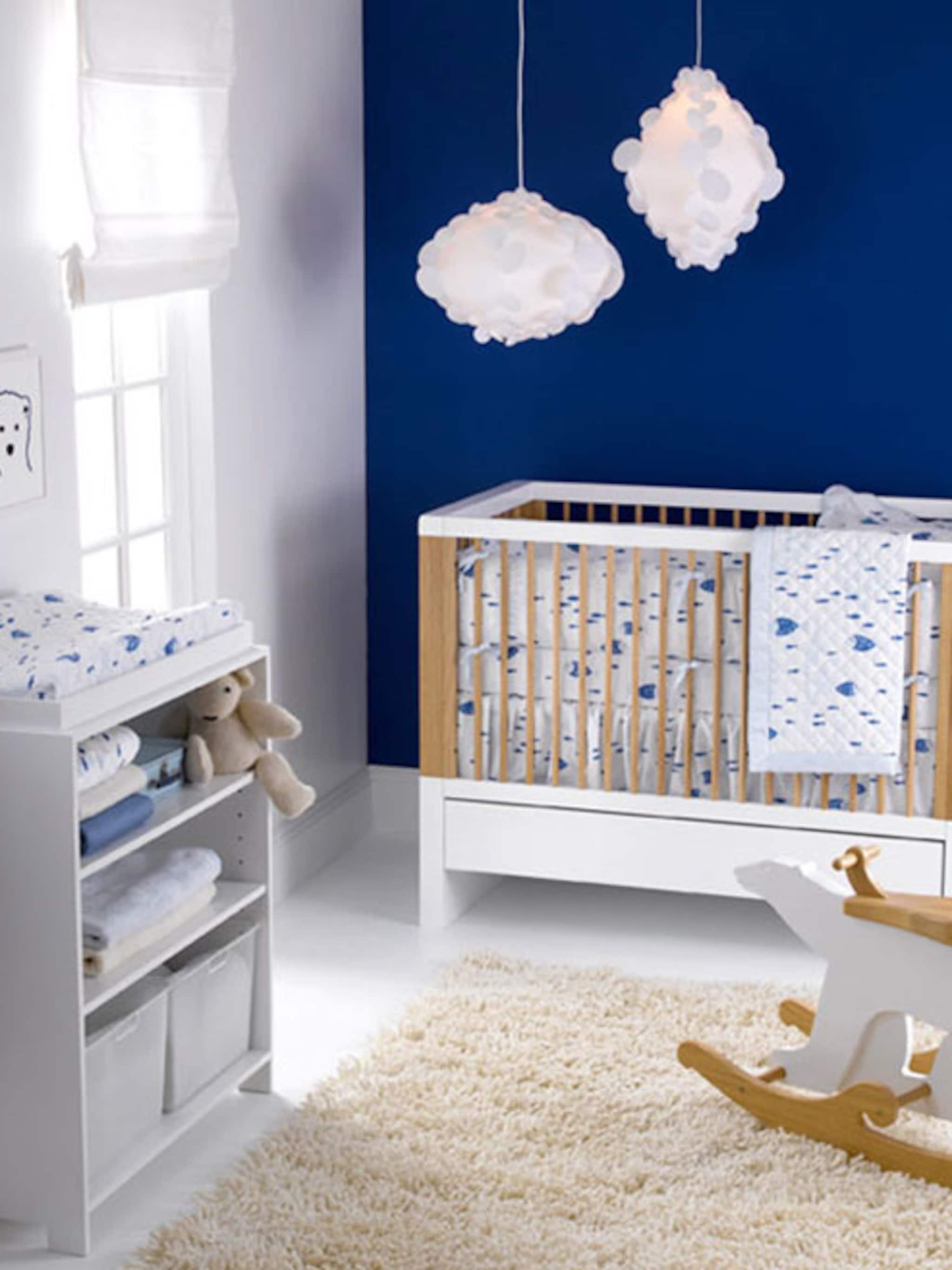 babykamer donkerblauw